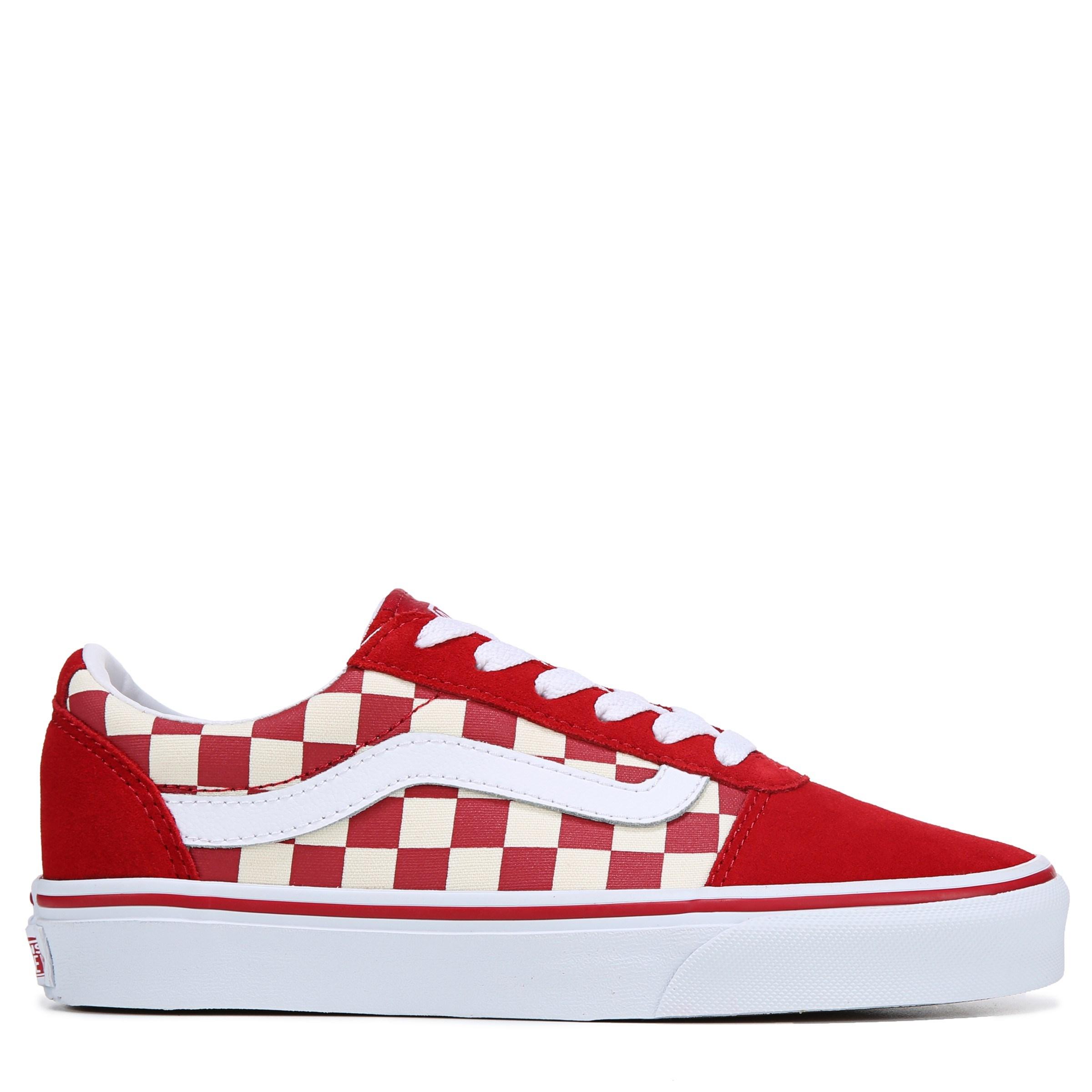 red vans low top