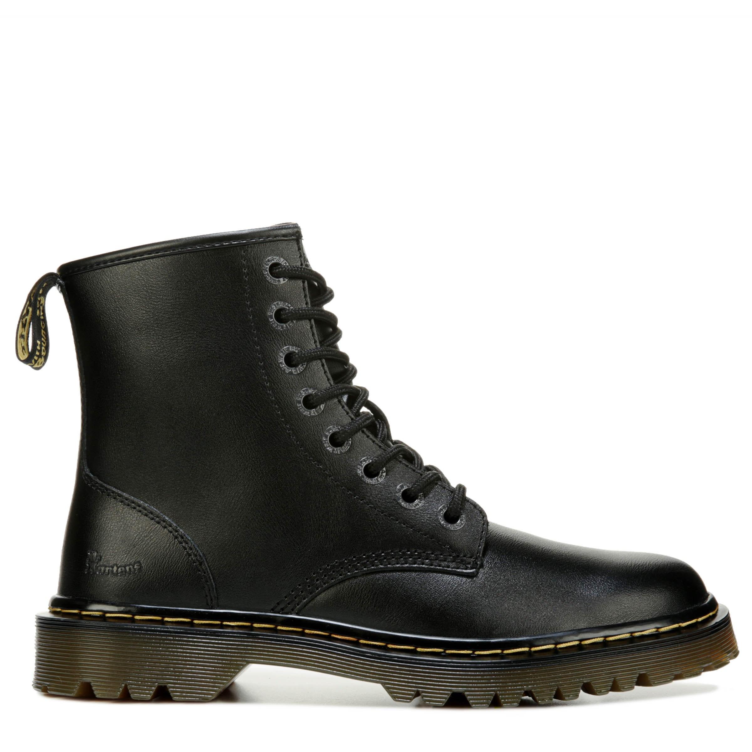 Dr. Martens Leather Awley Combat Boots 