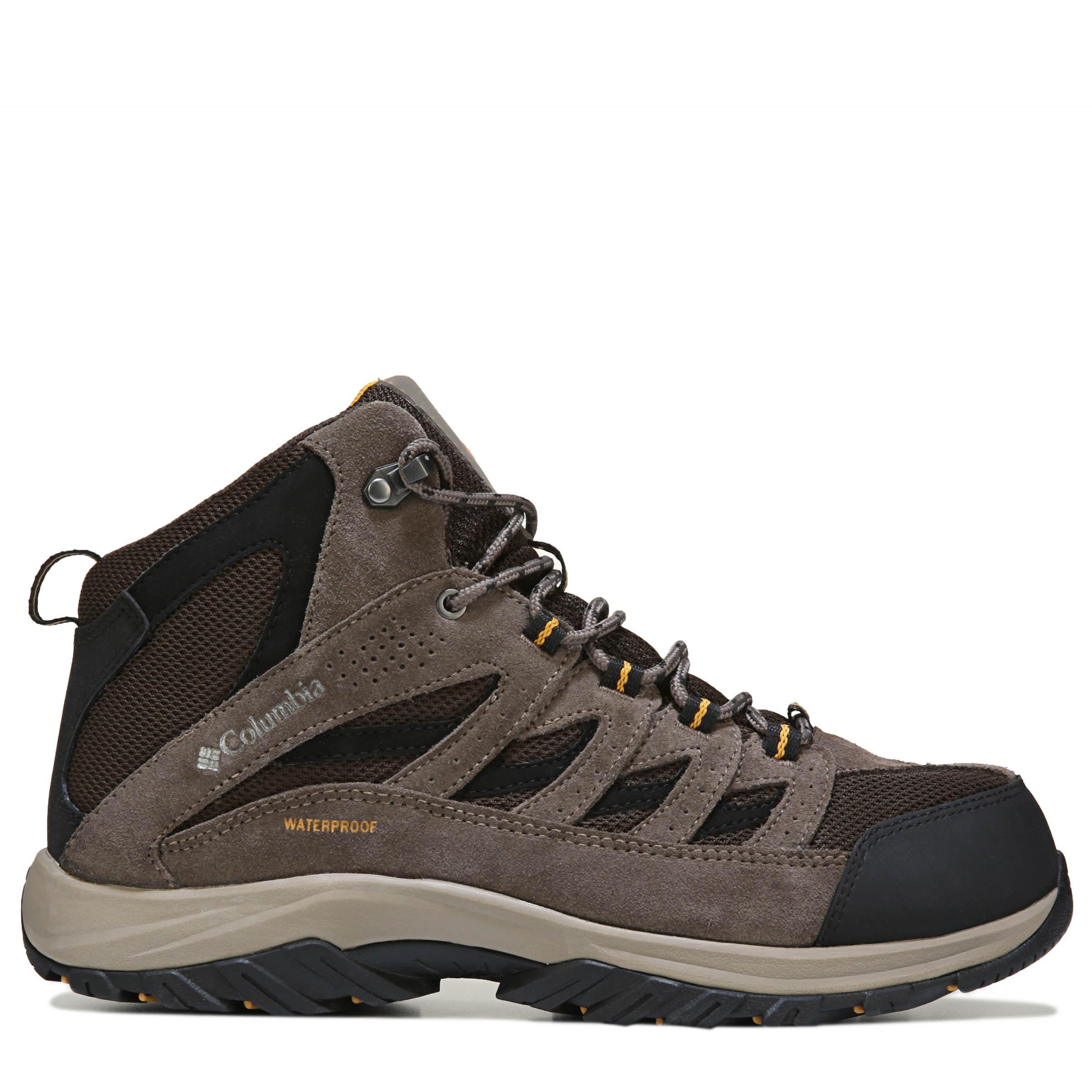 Columbia Suede Crestwood Waterproof Medium/wide Hiking Boots in Brown ...