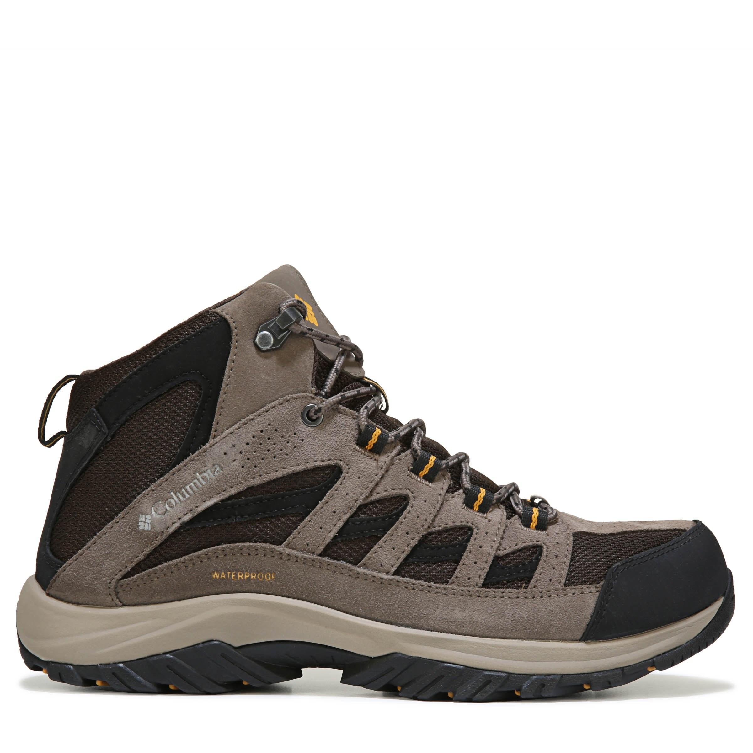 Columbia Suede Crestwood Waterproof Medium/wide Hiking Boots in Brown ...