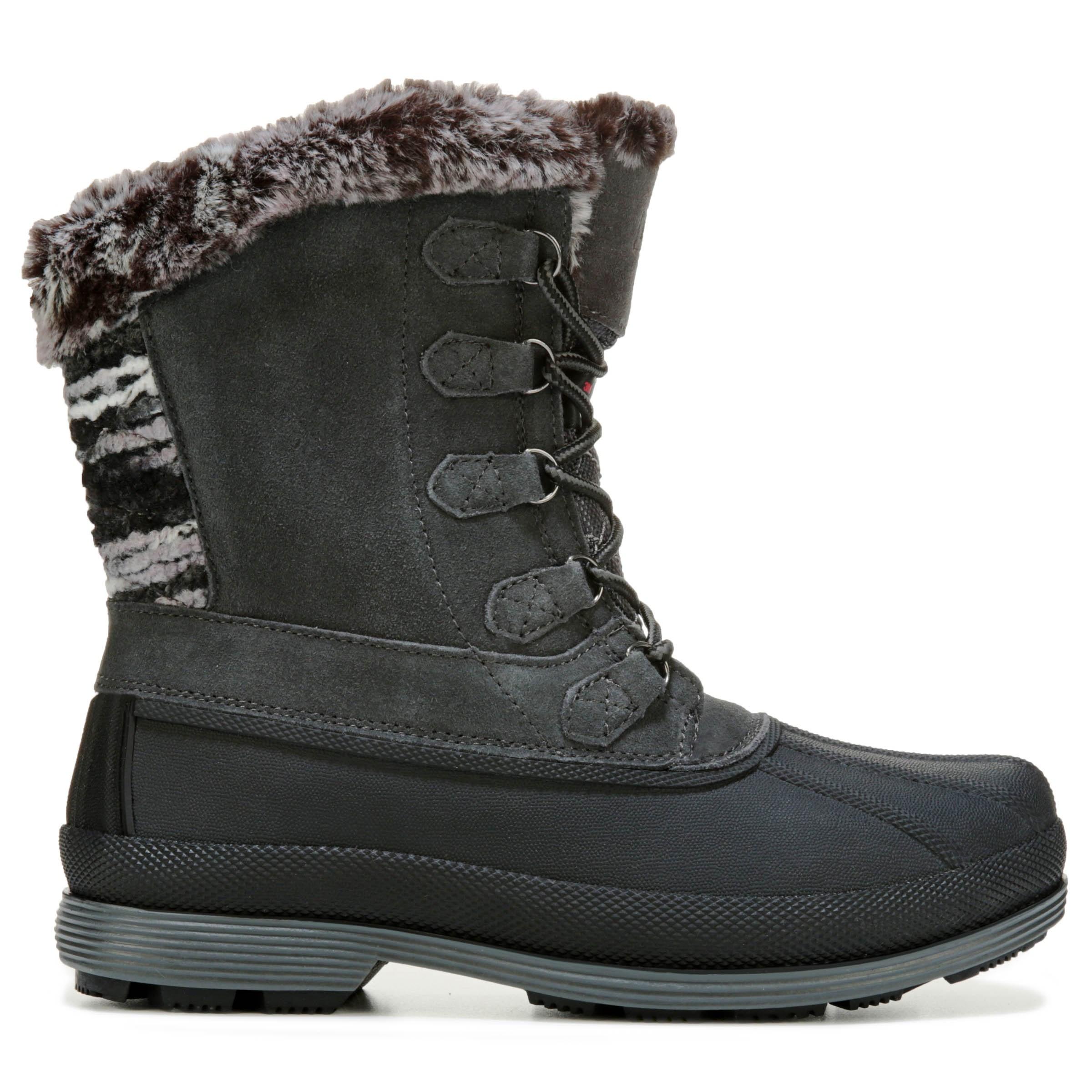 Propet Lumi Tall Lace Medium/wide/x-wide Winter Boots in Grey (Gray) - Lyst