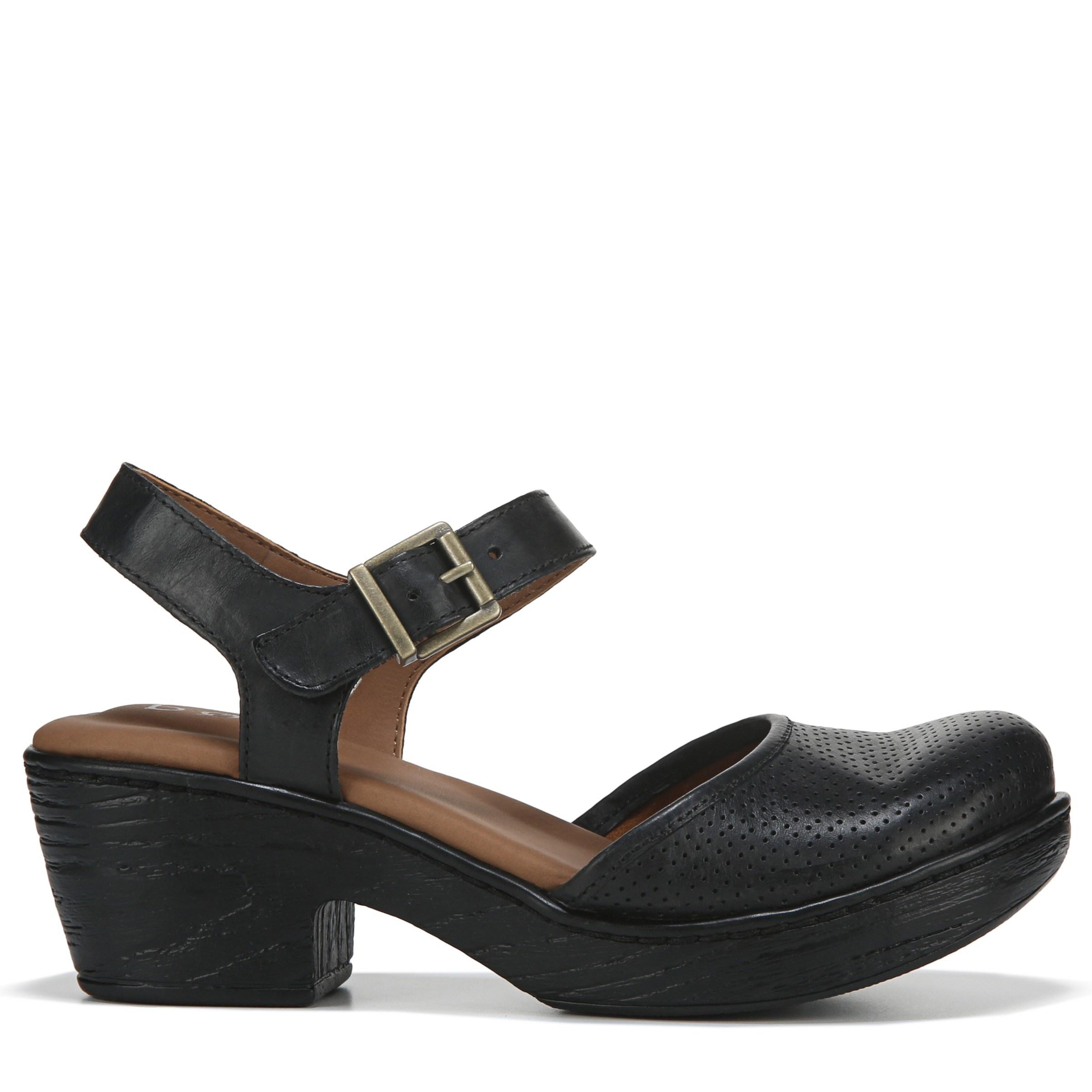 black mary jane clogs