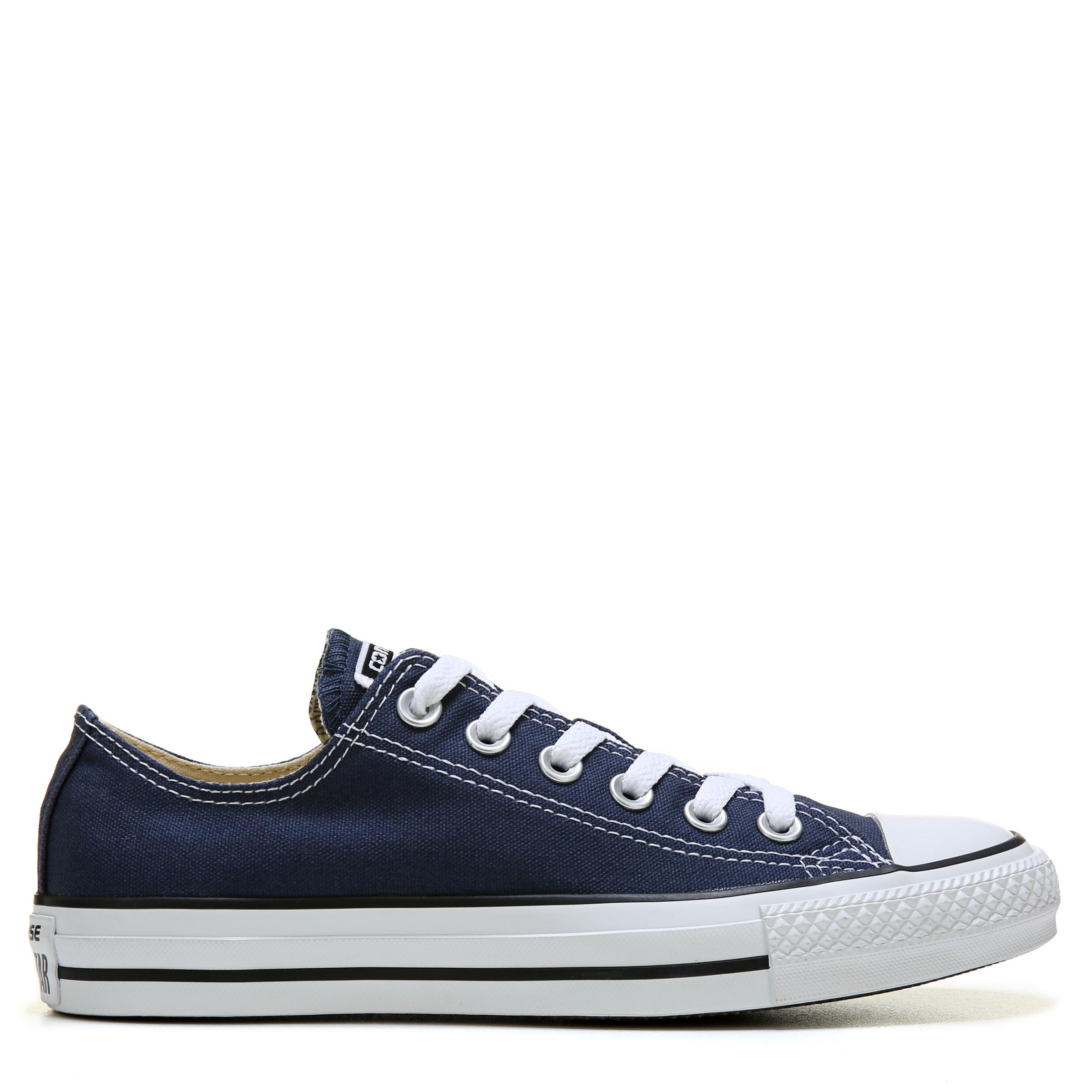 Converse Canvas Chuck Taylor All Star Low Top Sneakers in Navy (Blue ...