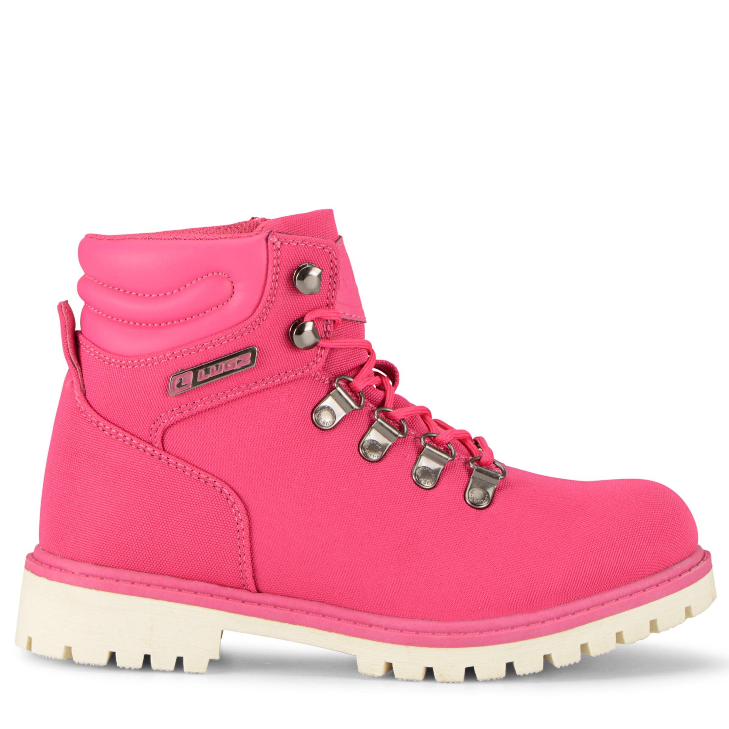 Lugz Grotto Ii Lace Up Boots in Deep Pink/White (Pink) - Save 2% - Lyst
