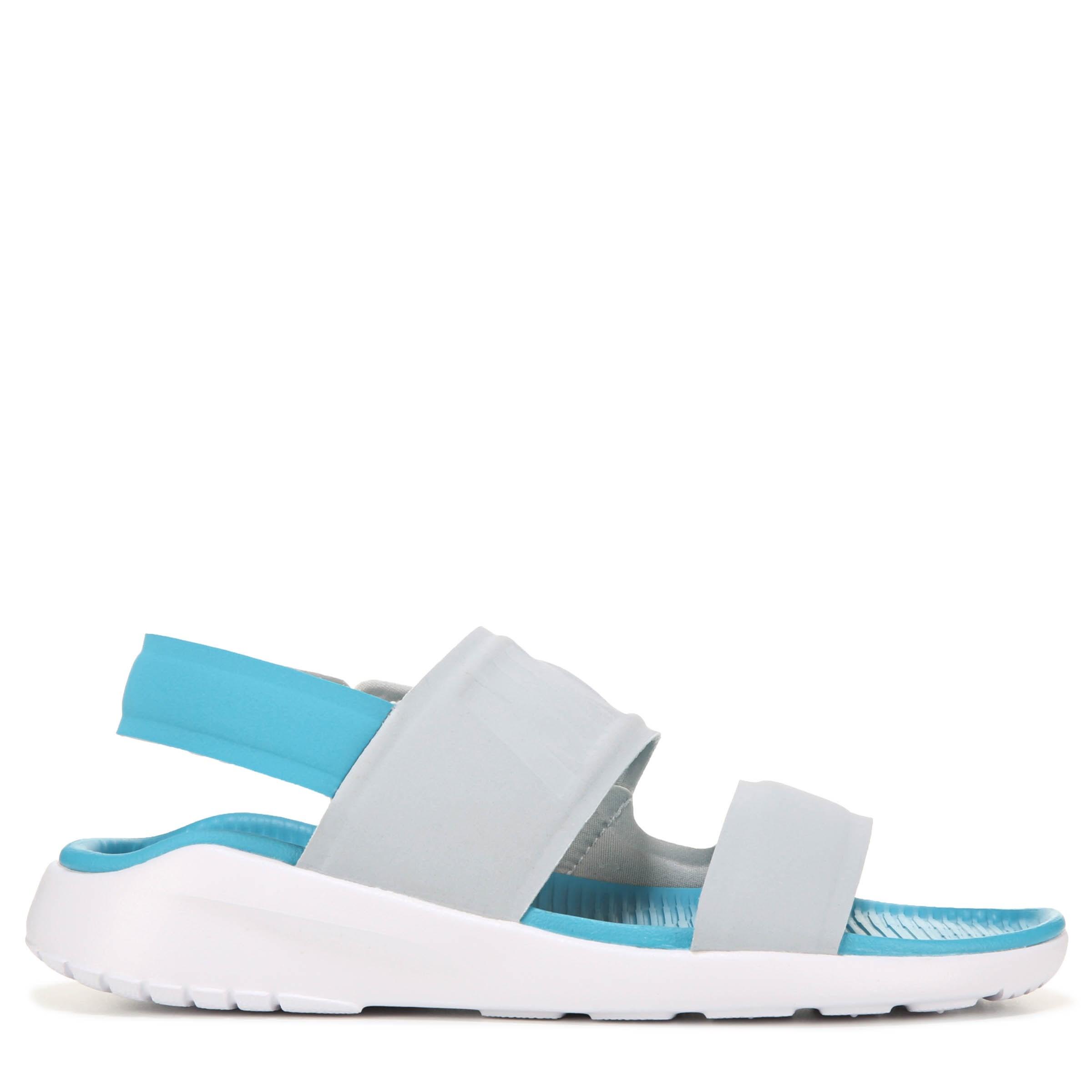 blue nike tanjun sandals