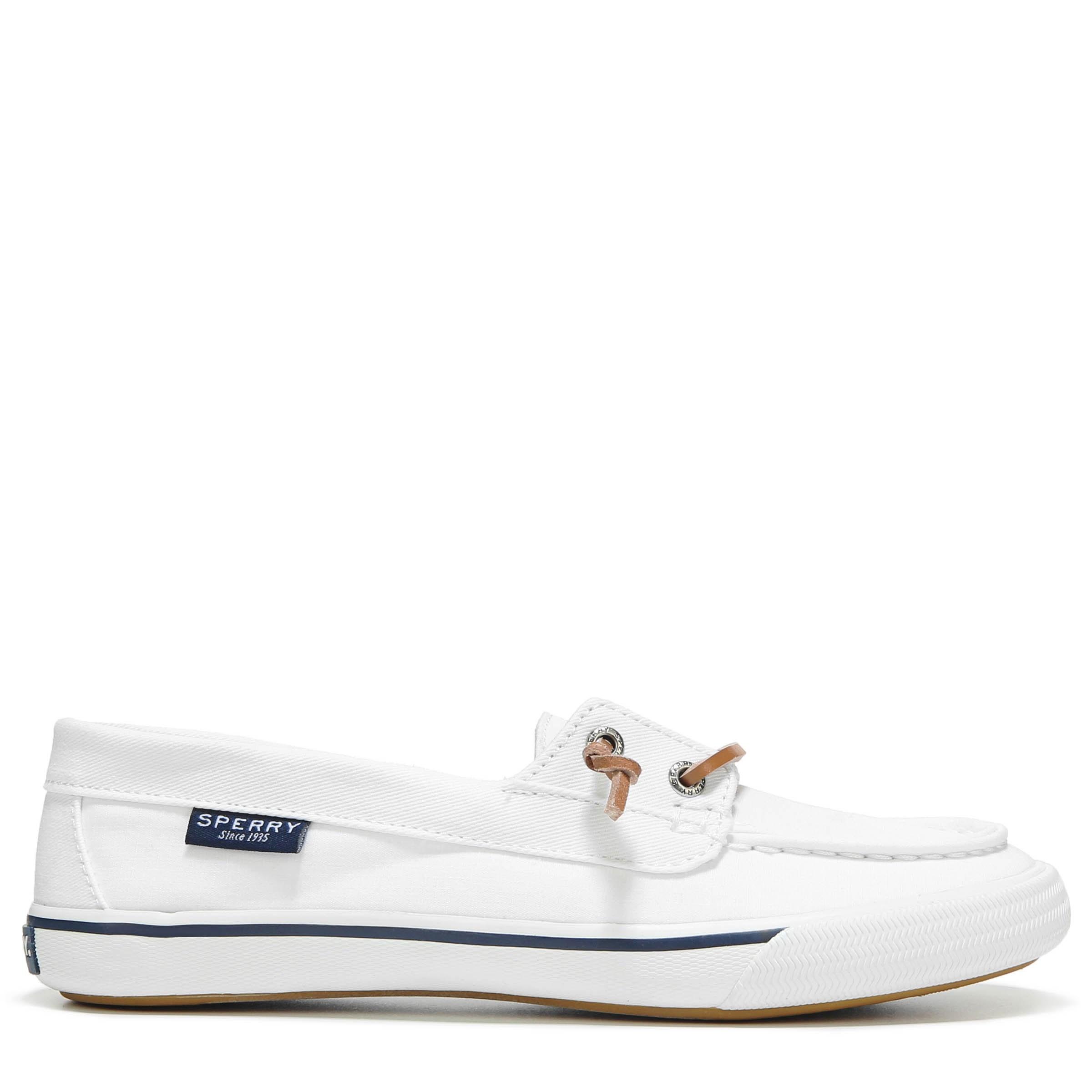 sperry lounge away white