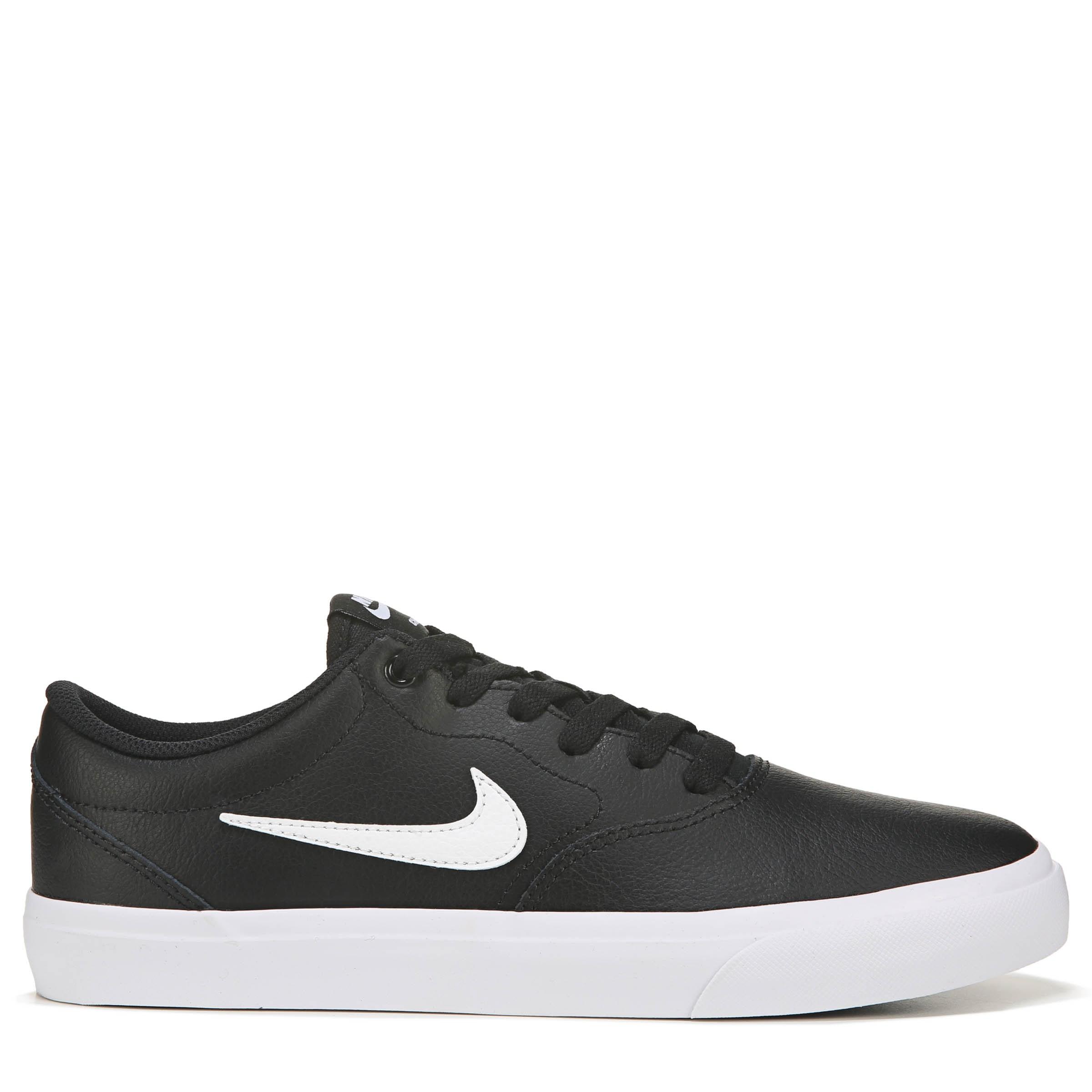 Nike Sb Charge Leather Skate Shoes in Black/White (Black) for Men - Lyst