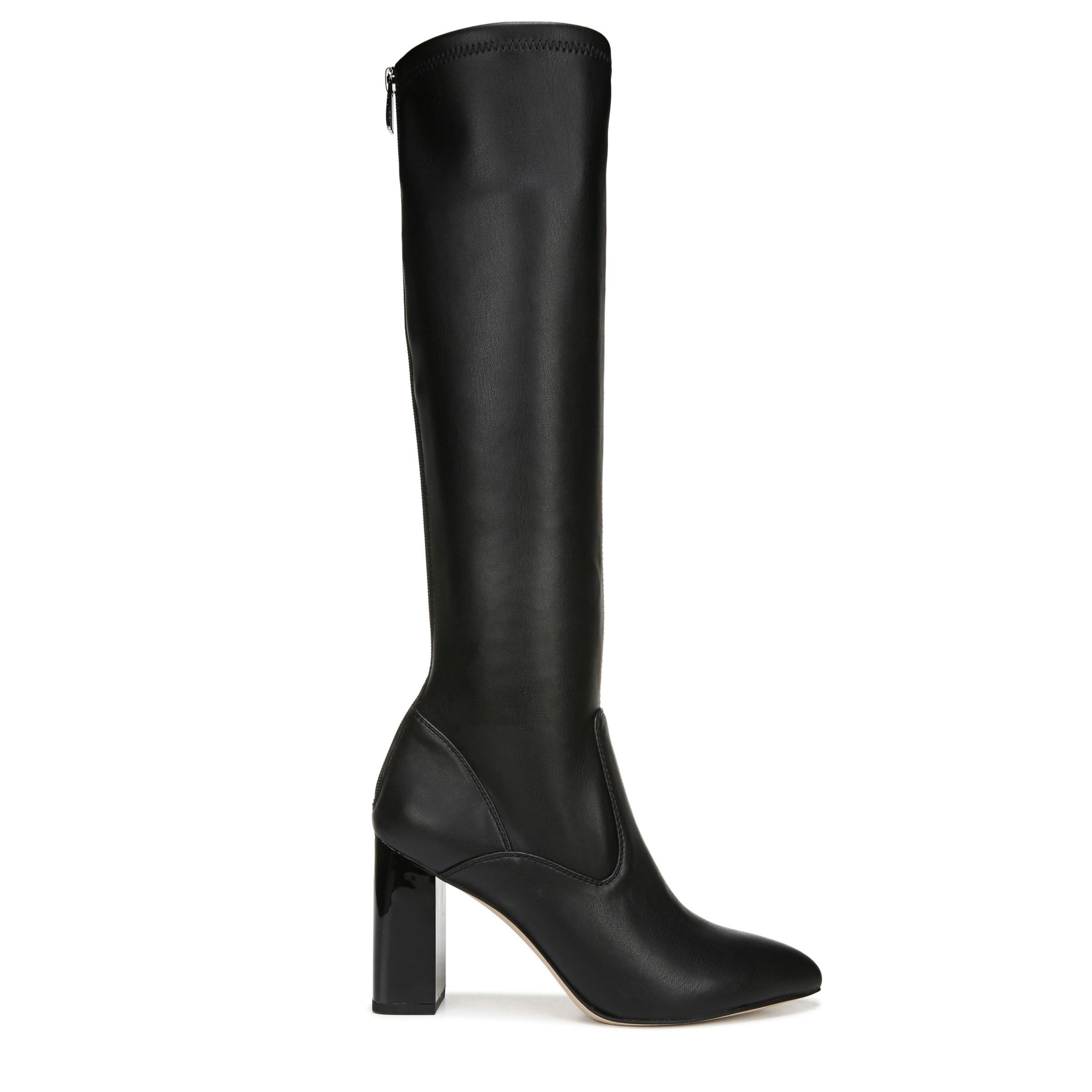 Franco Sarto Leather Katherine High Shaft Boots in Black - Save 30% - Lyst
