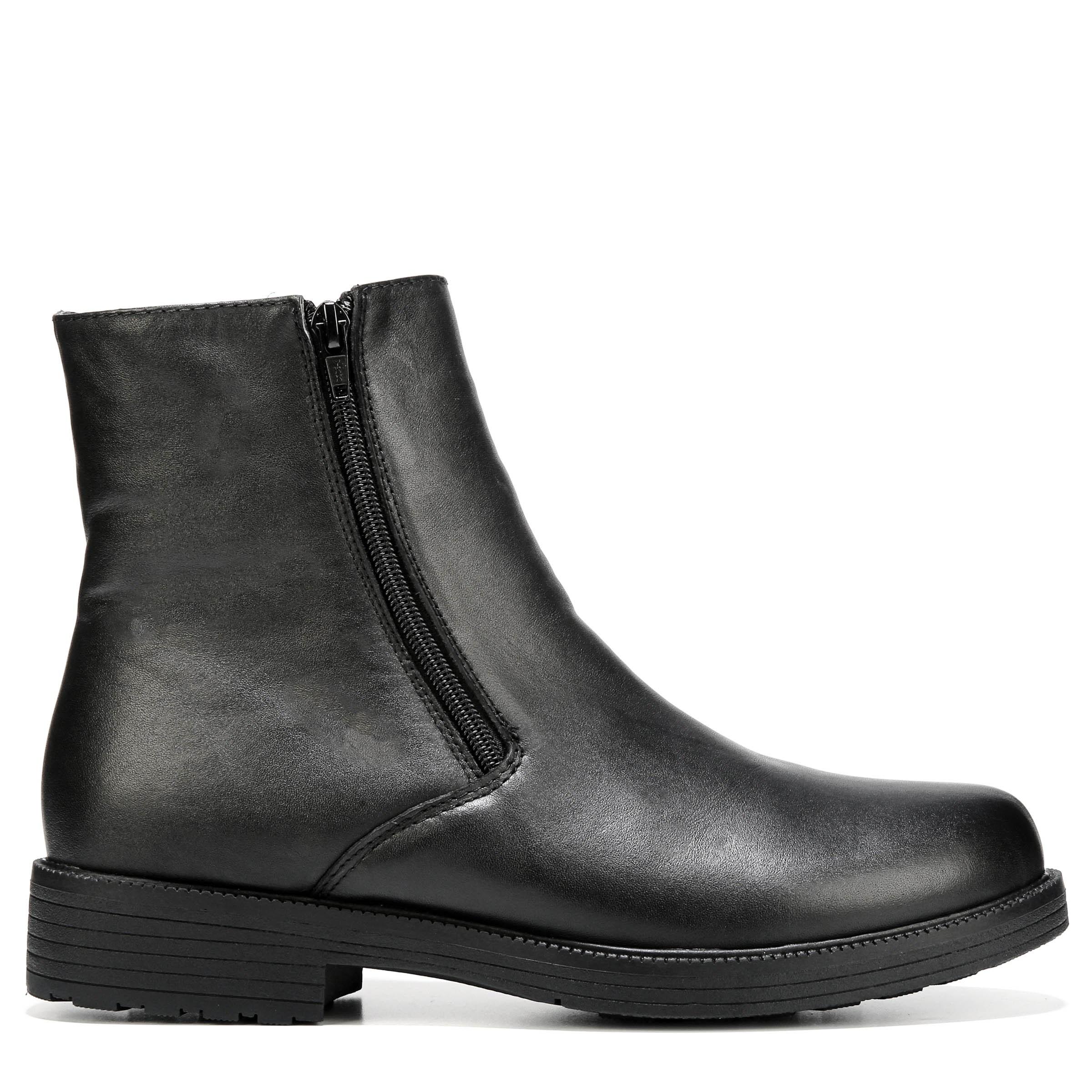 Propet Troy Medium/xwide/xxwide Side Zip Boots in Black for Men Lyst