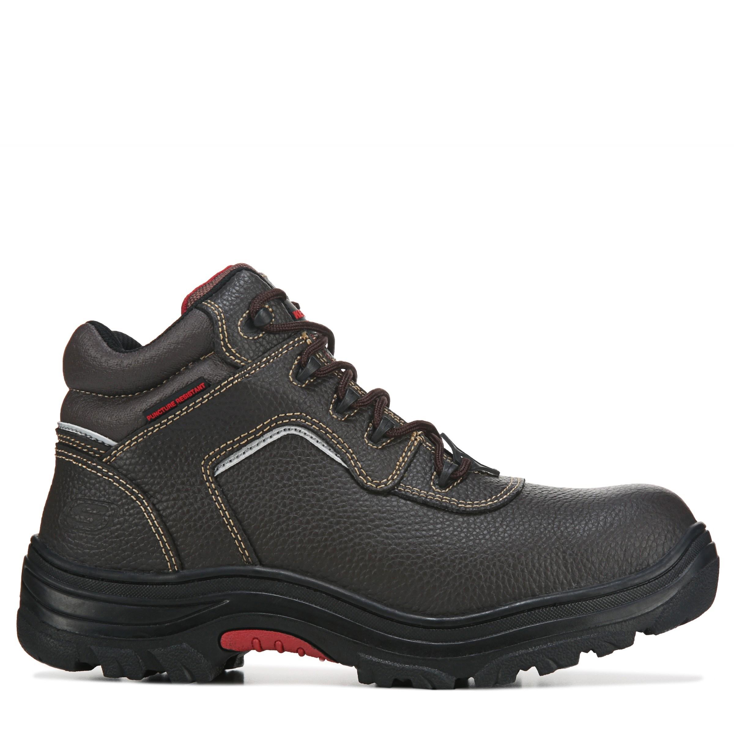 Skechers Work Leather Sosder Composite Toe Medium/wide Work Boots in