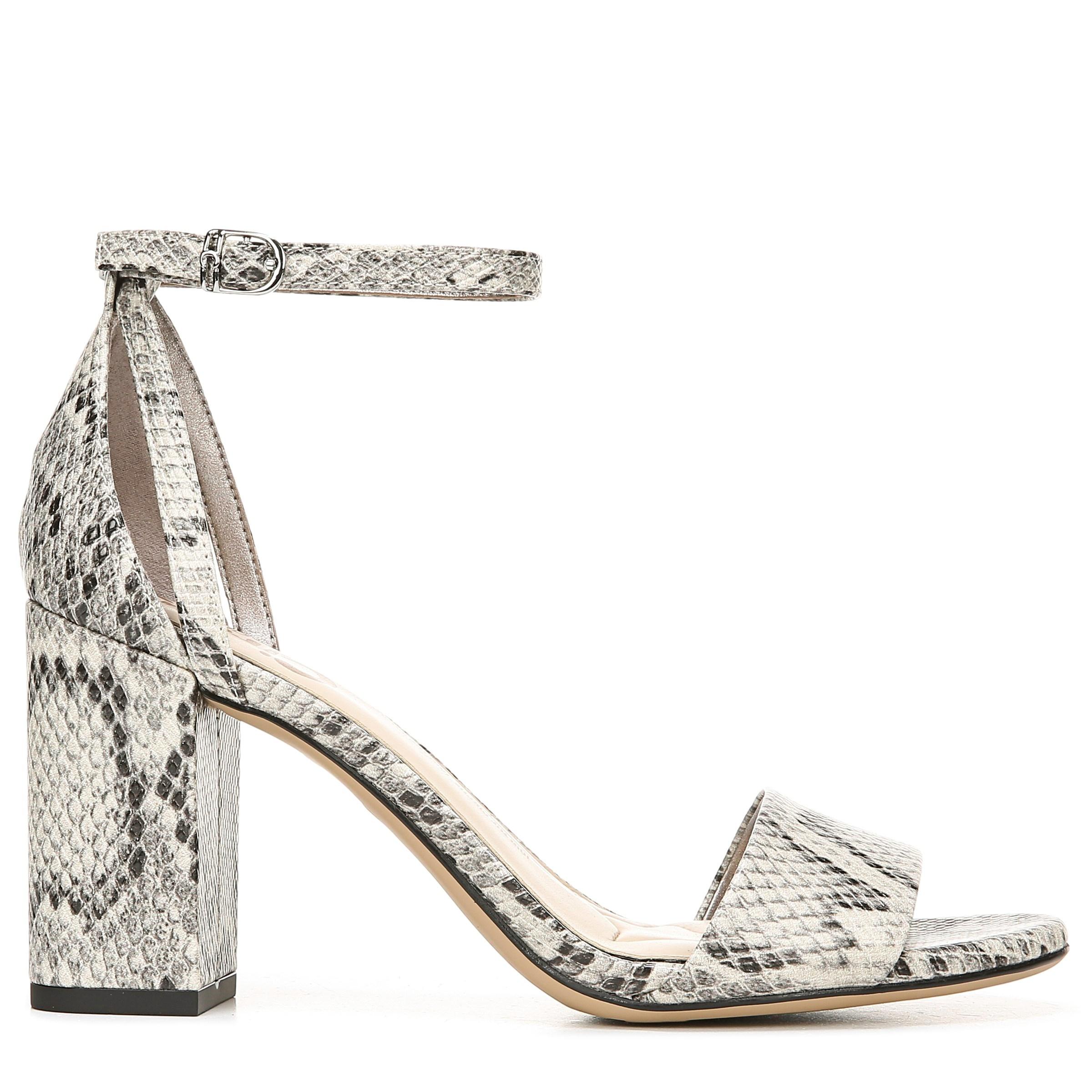 famous footwear white heels