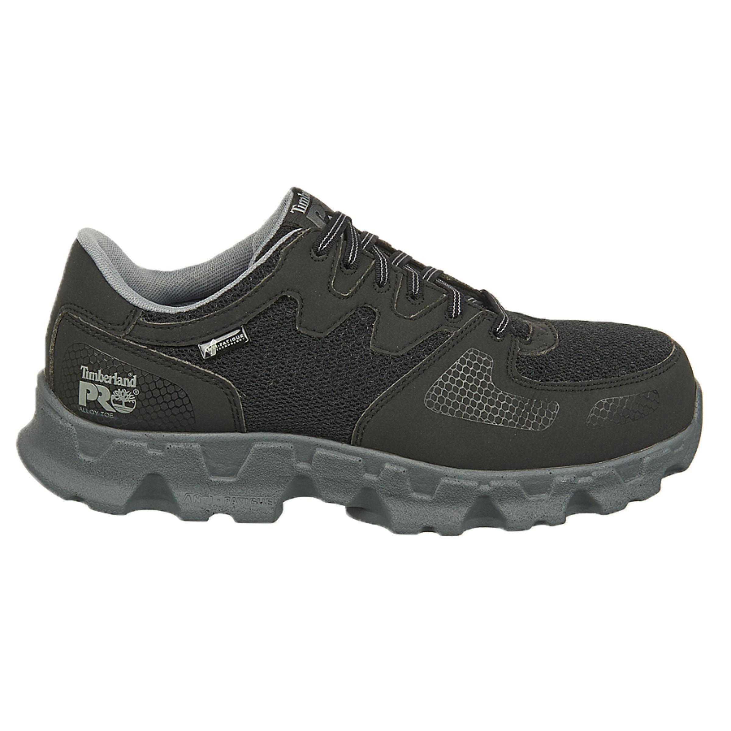 Timberland Leather Powertrain Medium/wide Alloy Safety Toe Work Shoes ...