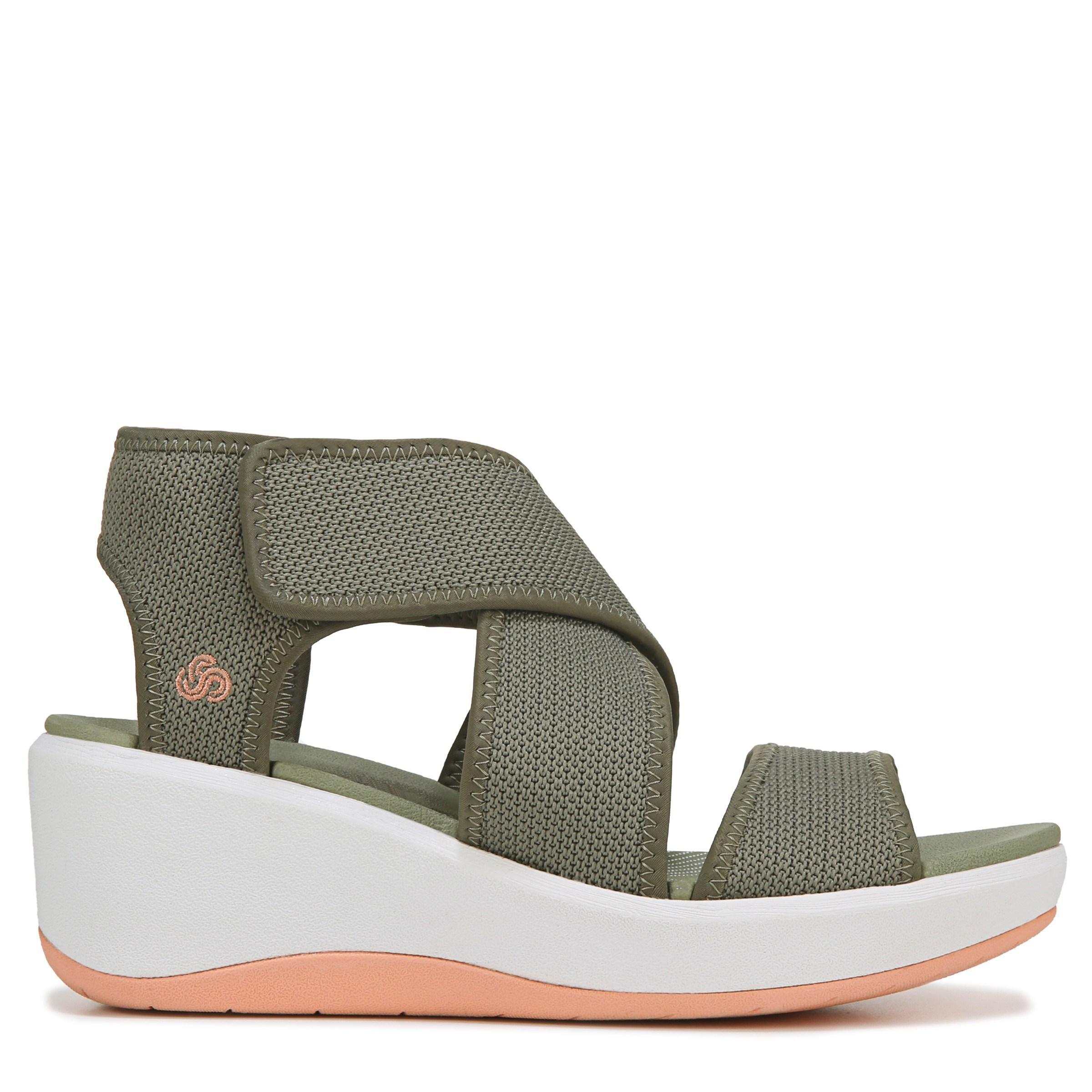cloudsteppers by clarks step cali palm wedge sandal