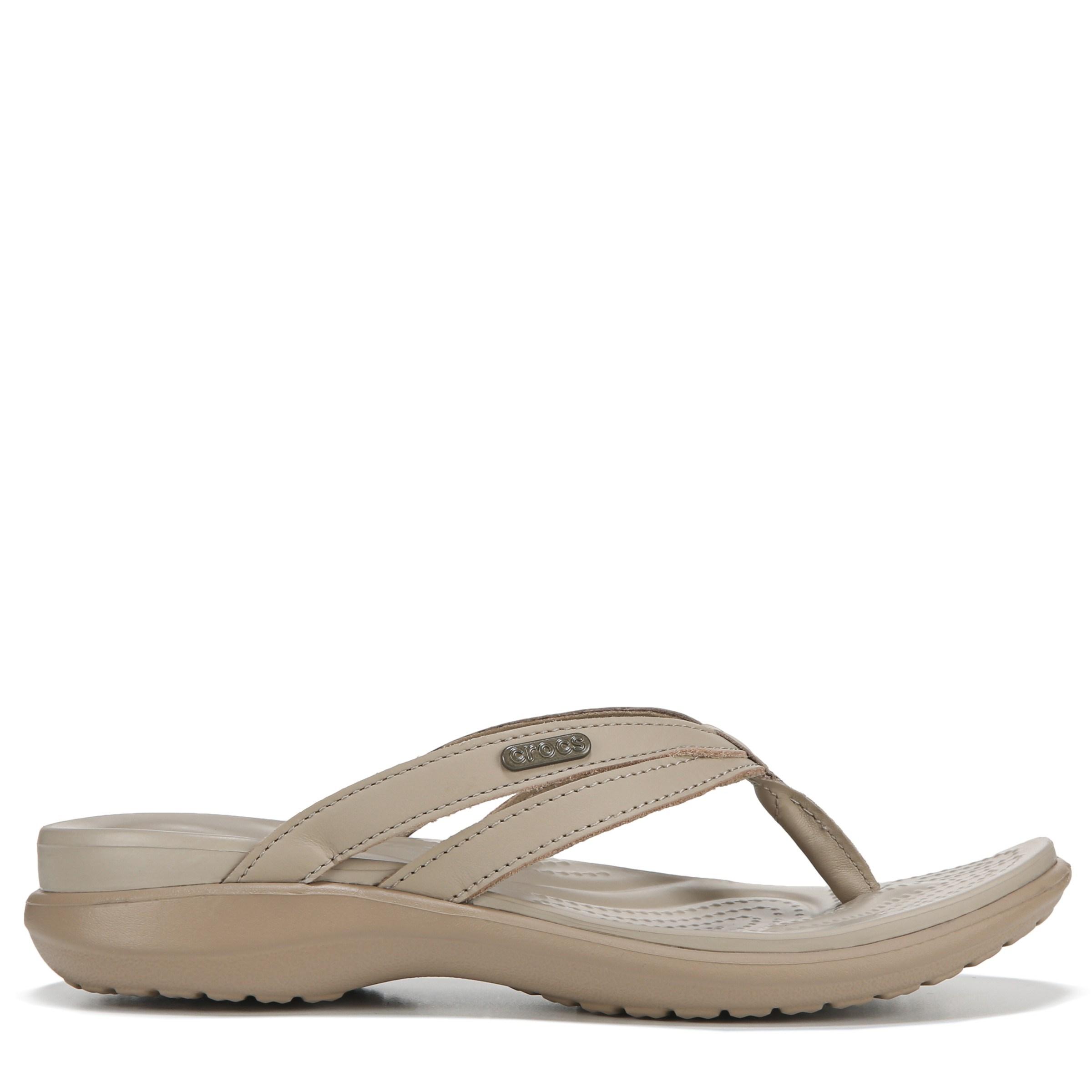 Crocs™ Capri Strappy Flip Flop Sandals Lyst