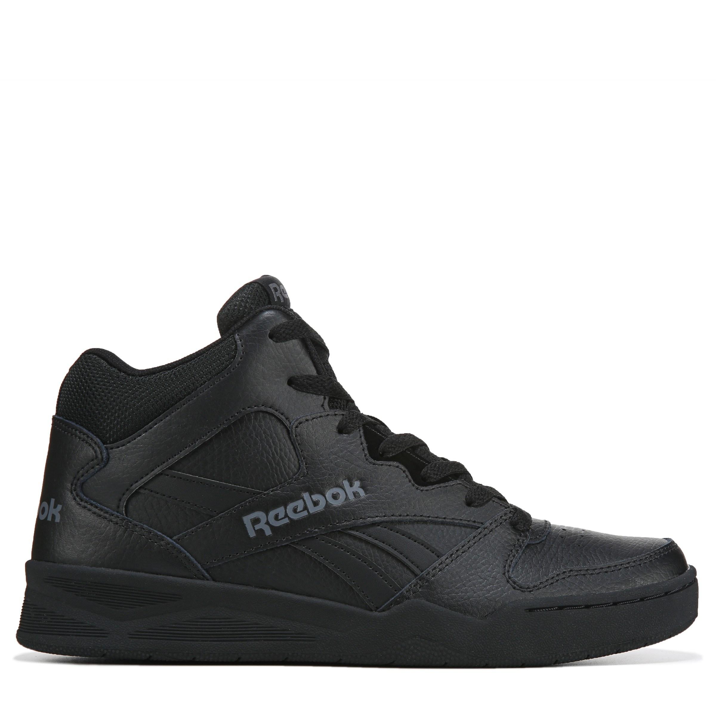 Reebok Leather Bb4500 High Top Sneakers in Black for Men - Lyst