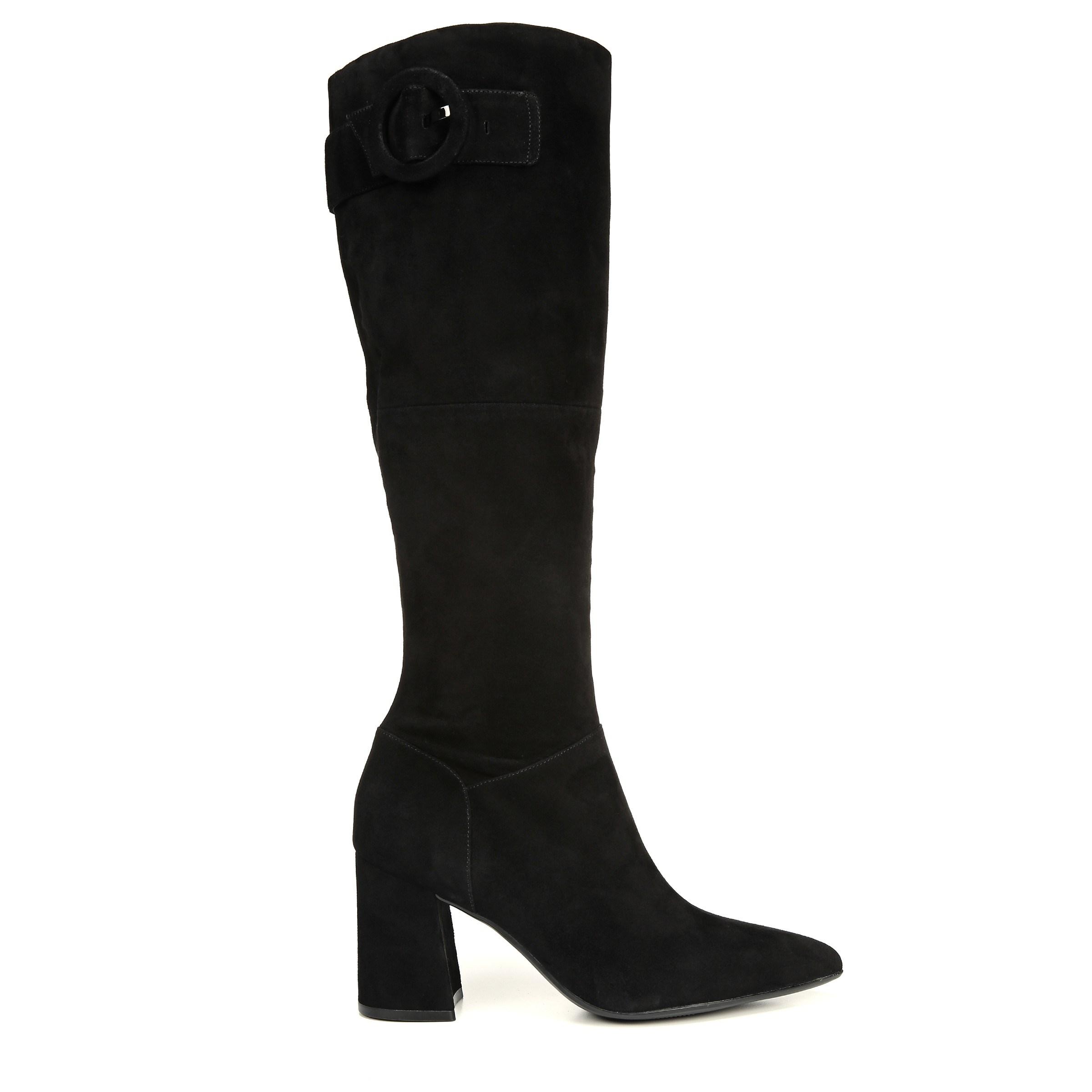 Naturalizer Suede Harlowe Wide Calf Medium/wide Tall Shaft Boots in ...