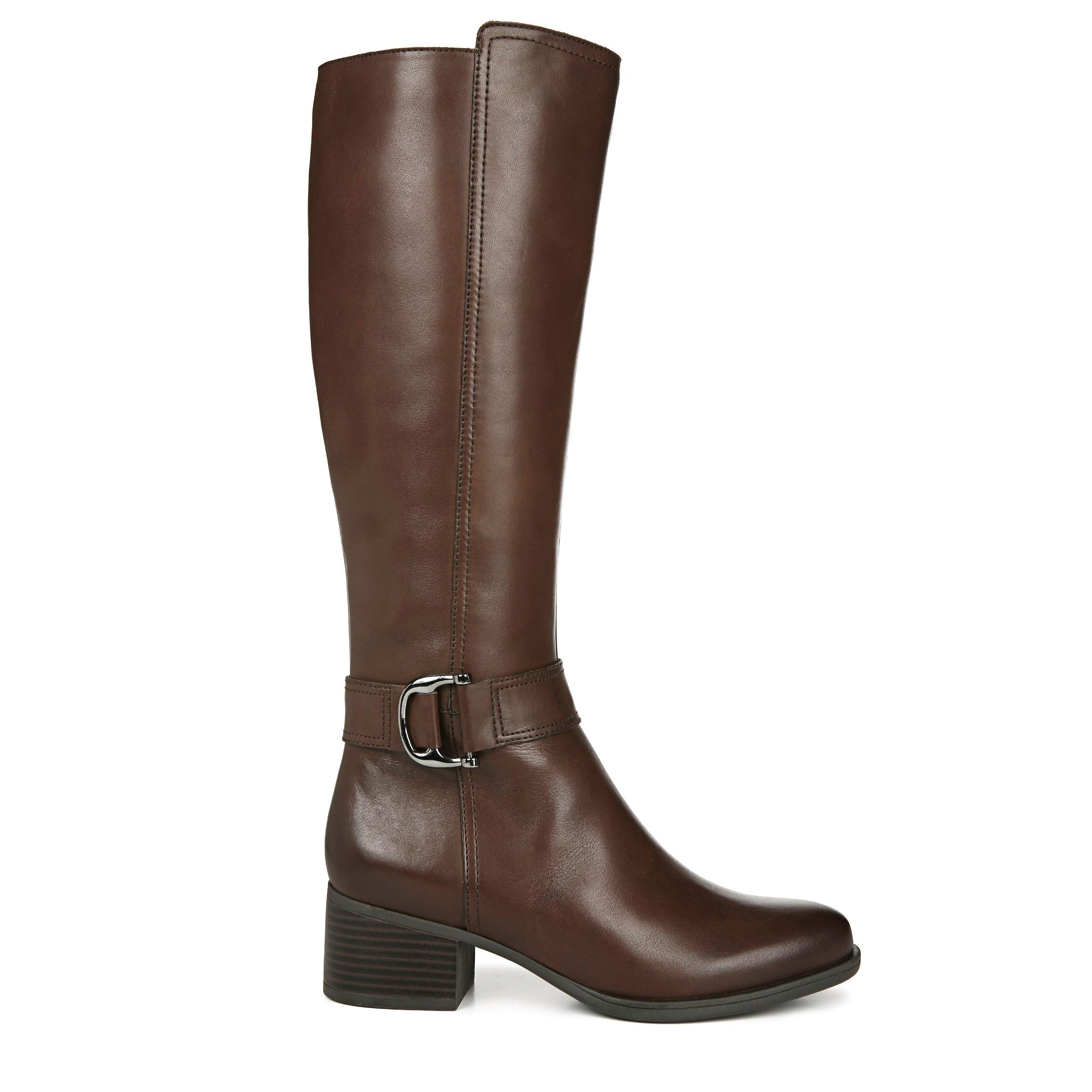 Naturalizer Leather Kelso Wide Calf Medium/wide Tall Shaft Boots in ...