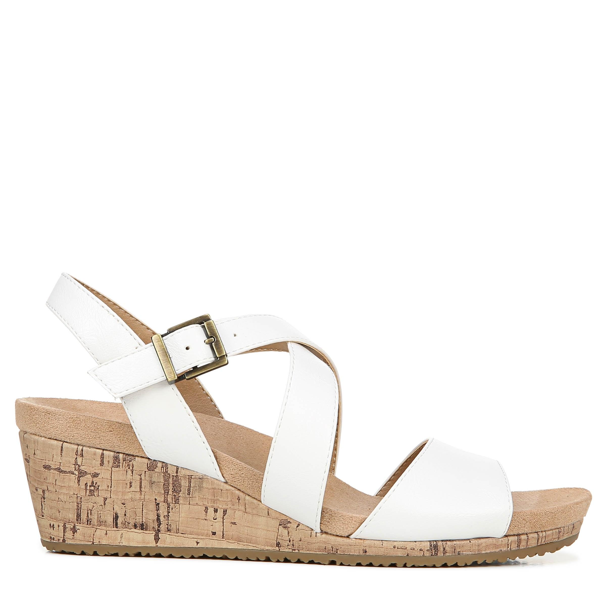 LifeStride Maple Wedge Sandals in White - Save 68% - Lyst