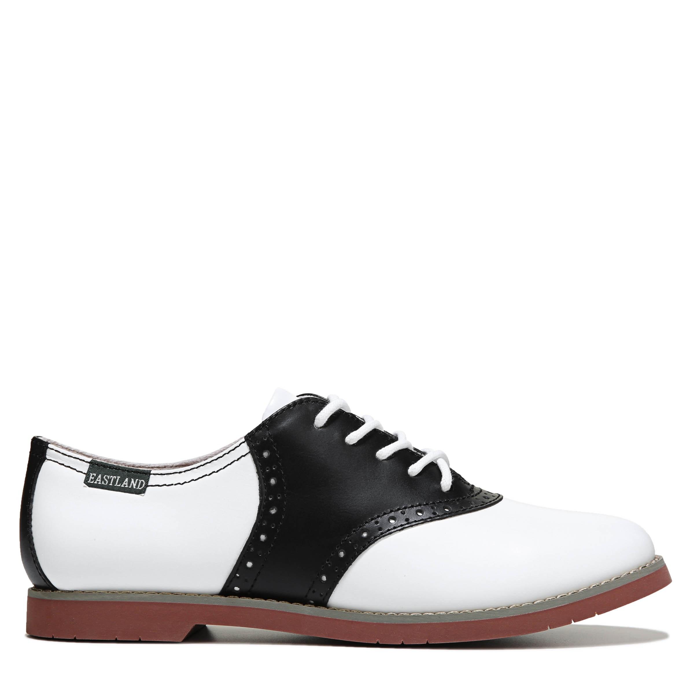 Eastland Leather Sadie Saddle Oxford Shoes in Black/White (Black) - Lyst