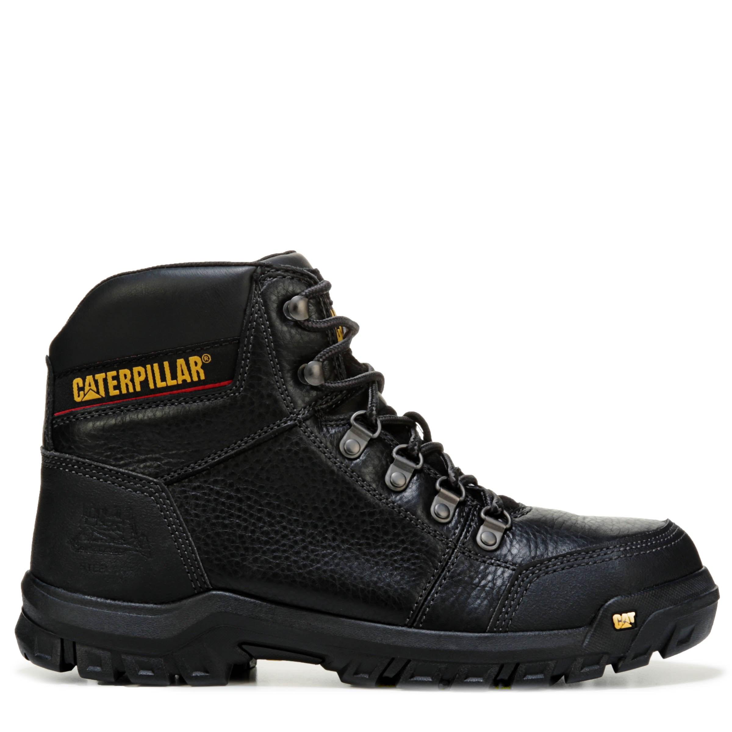 Caterpillar Leather Outline Medium/wide Steel Toe Slip Resistant Work