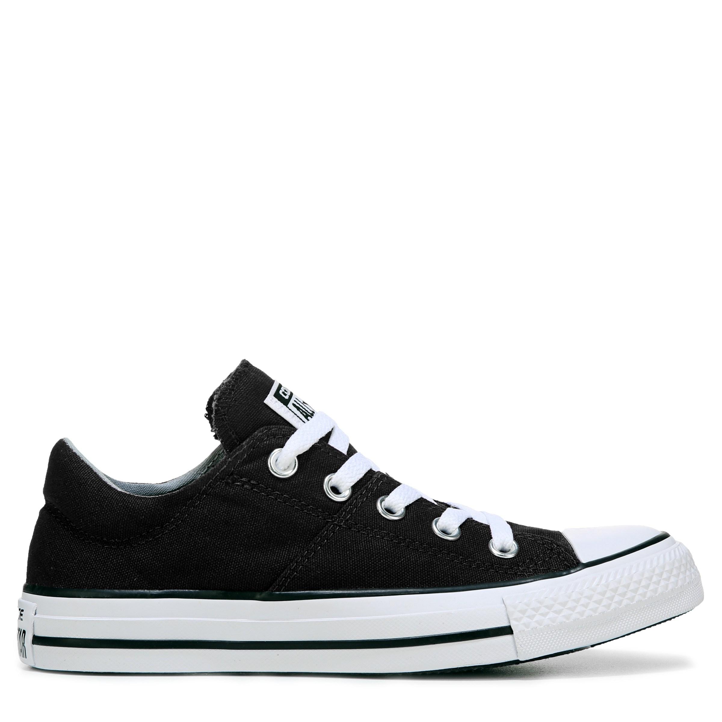 Converse Canvas Chuck Taylor All Star Madison Low Top Sneakers in Black ...