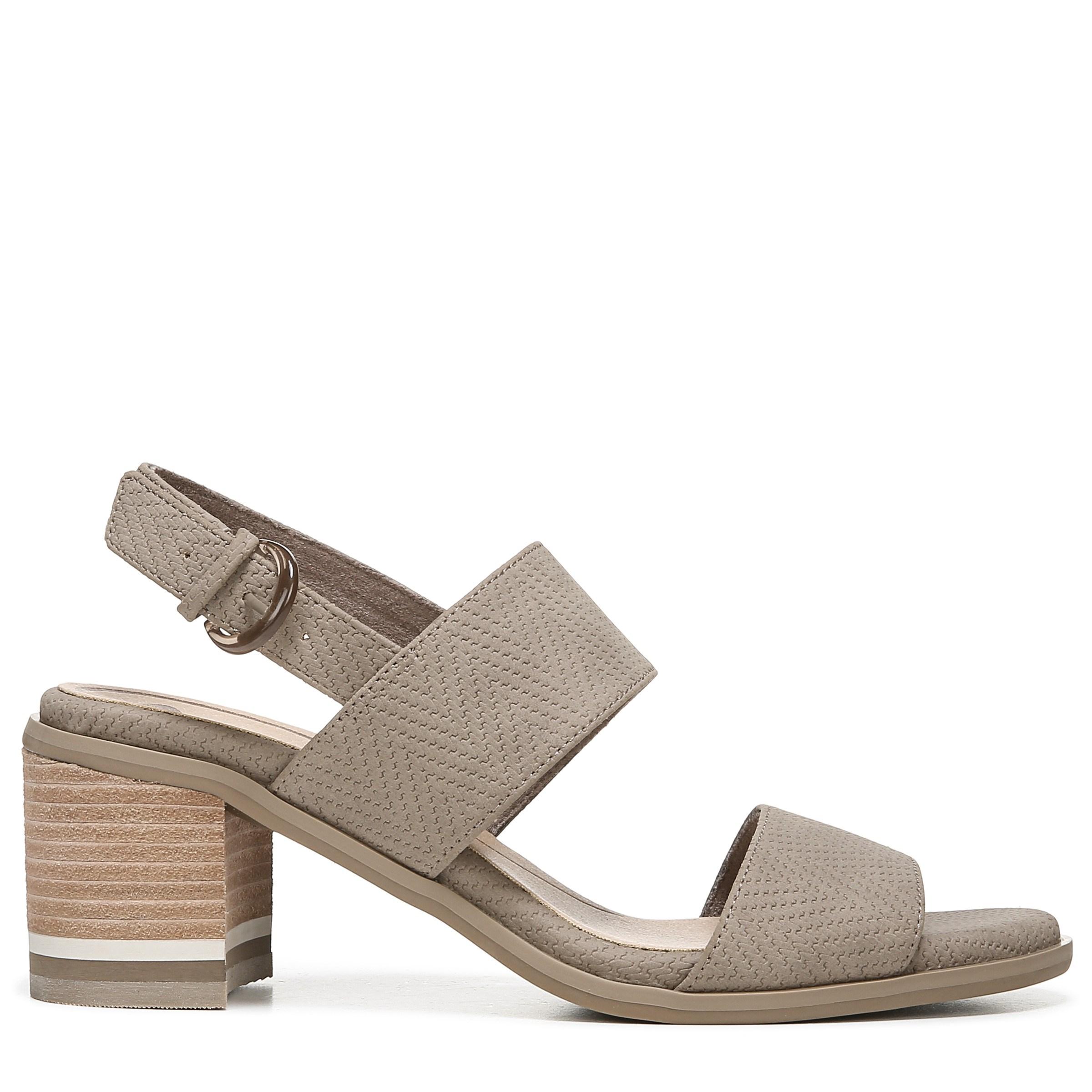 dr scholl's block heel sandal