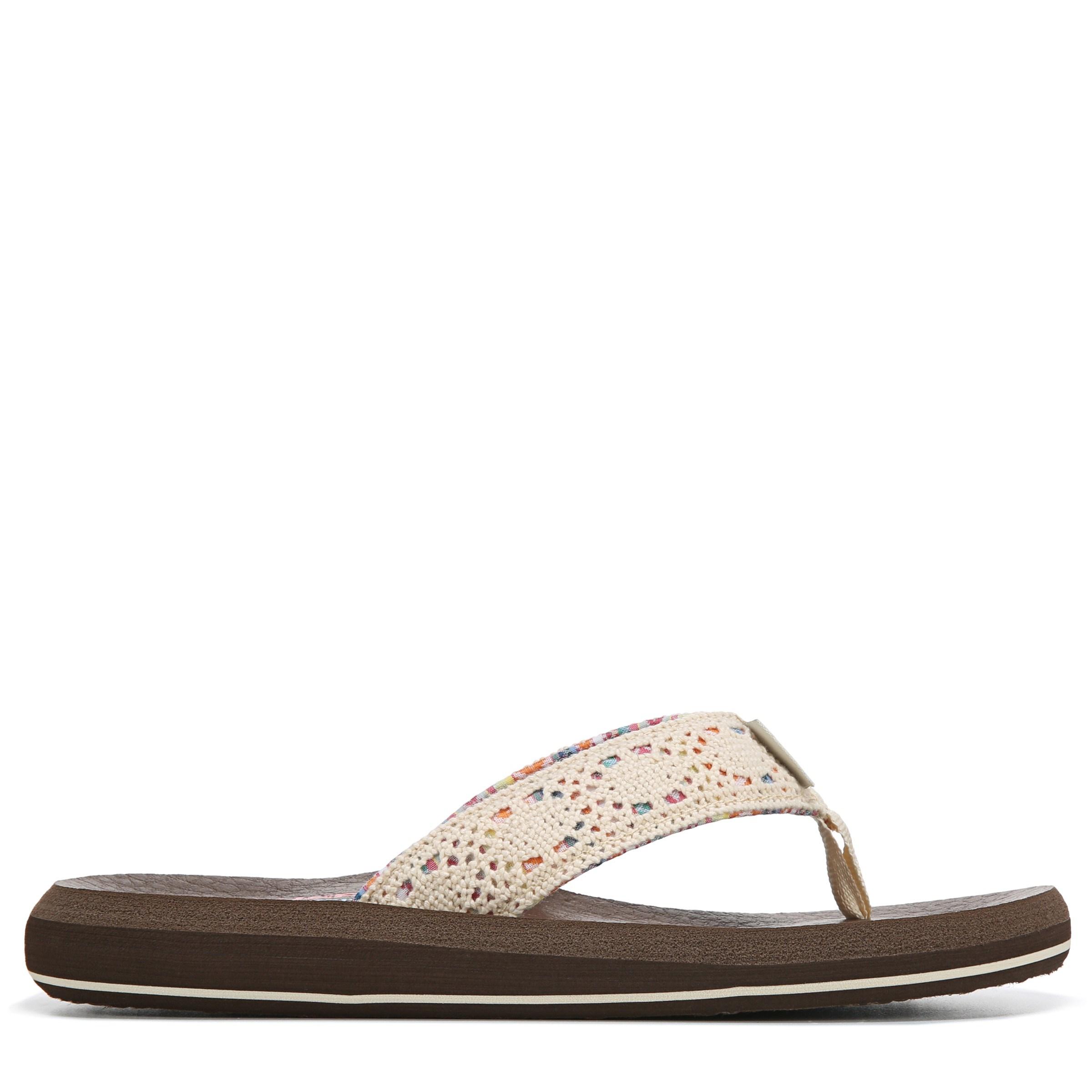 skechers asana flip flops