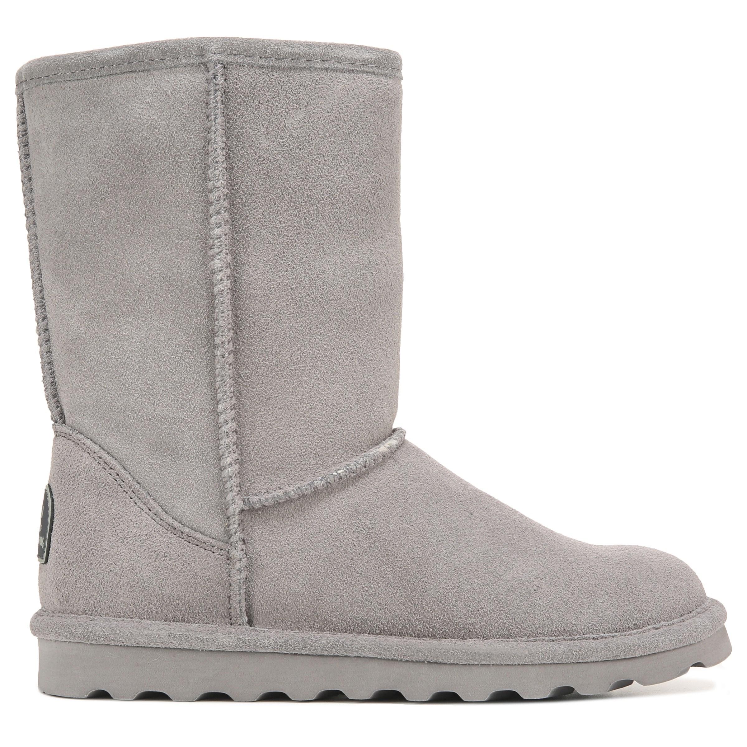 BEARPAW Suede Elle Short Water Resistant Winter Boots in Gray - Lyst