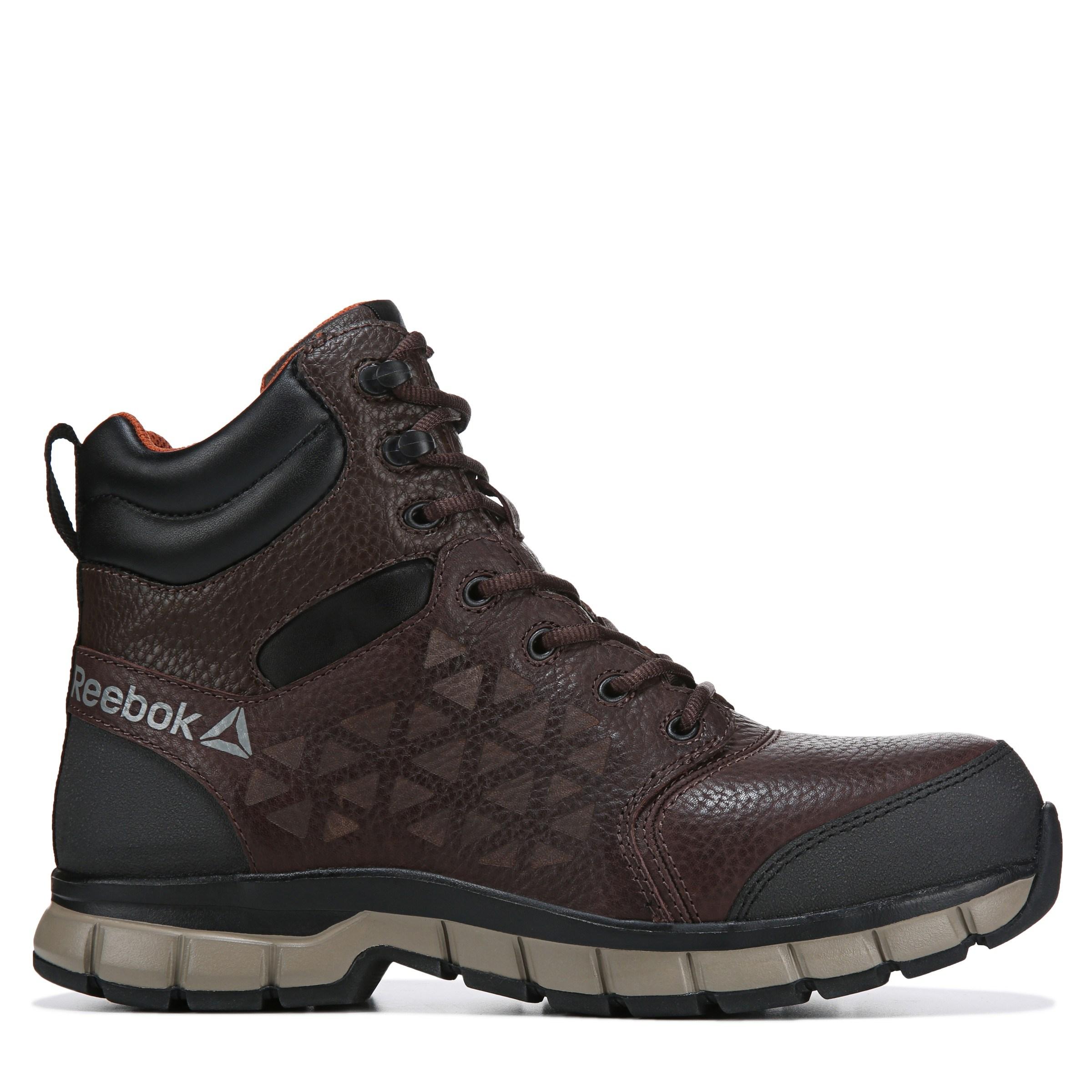 Reebok Rubber 6" Sublite Cushion Medium/wide Composite Toe Boots in