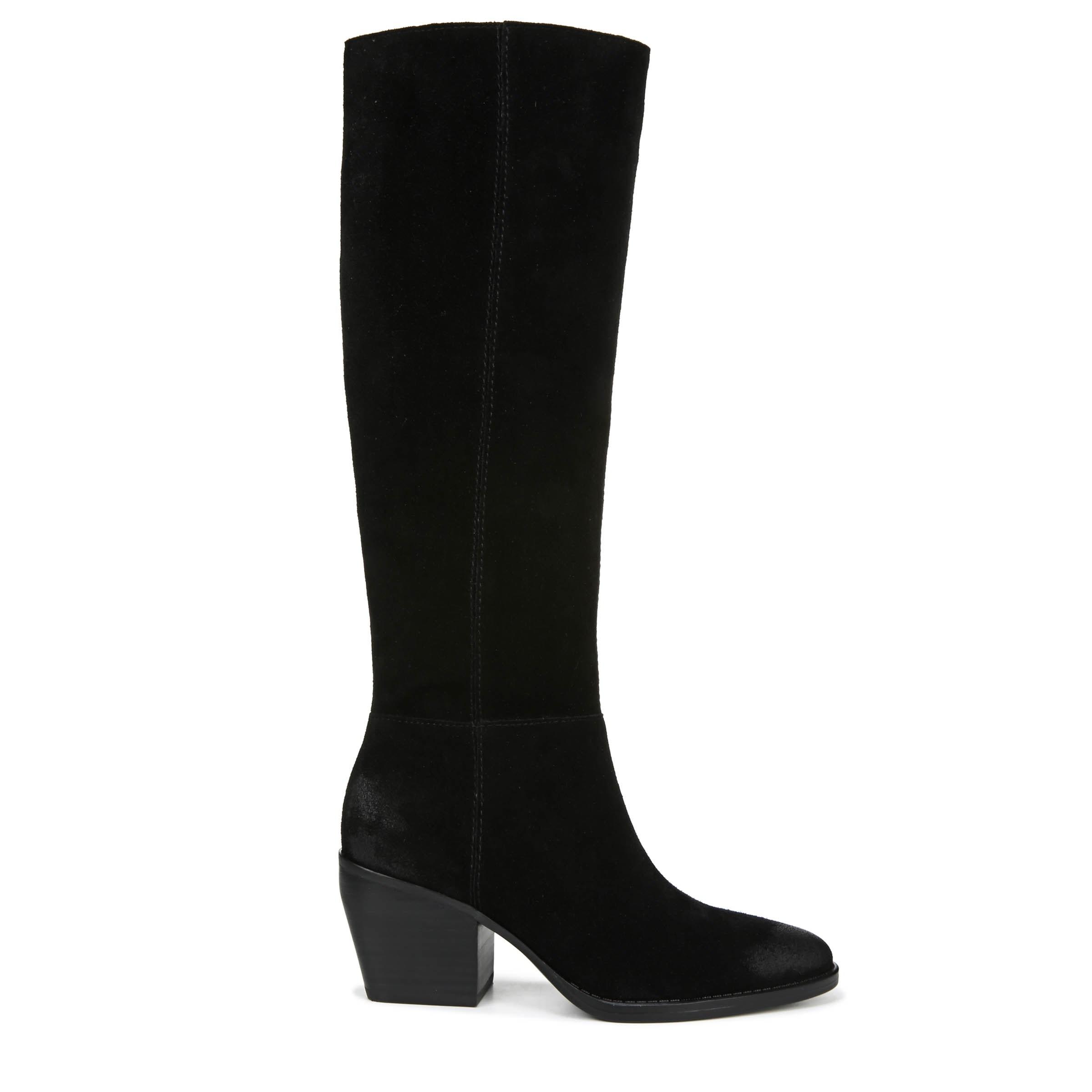 Naturalizer Leather Fae Wide Calf Medium/wide Tall Shaft Boots in Black ...