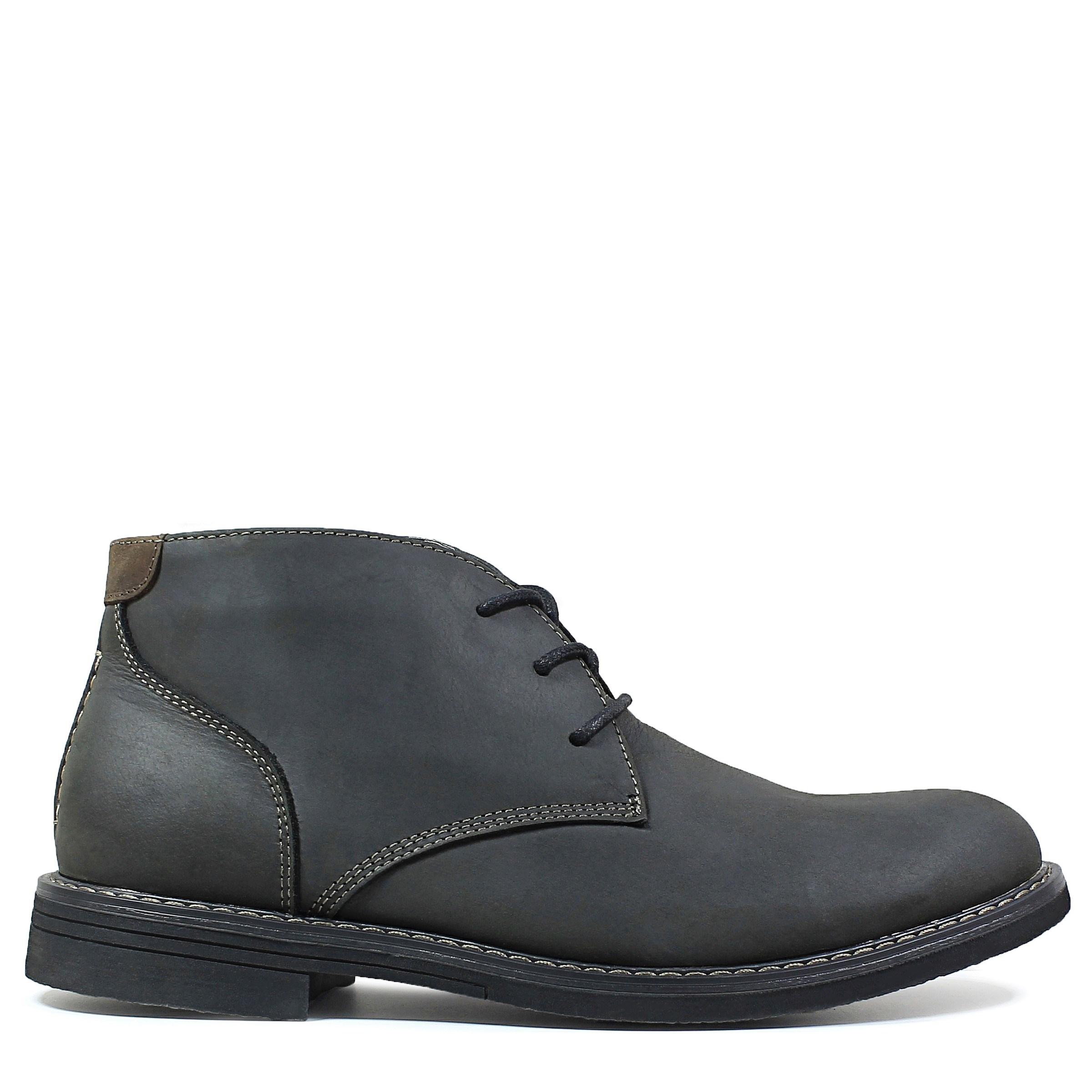 Nunn Bush Leather Lancaster Medium/wide Plain Toe Chukka Boots in Black ...