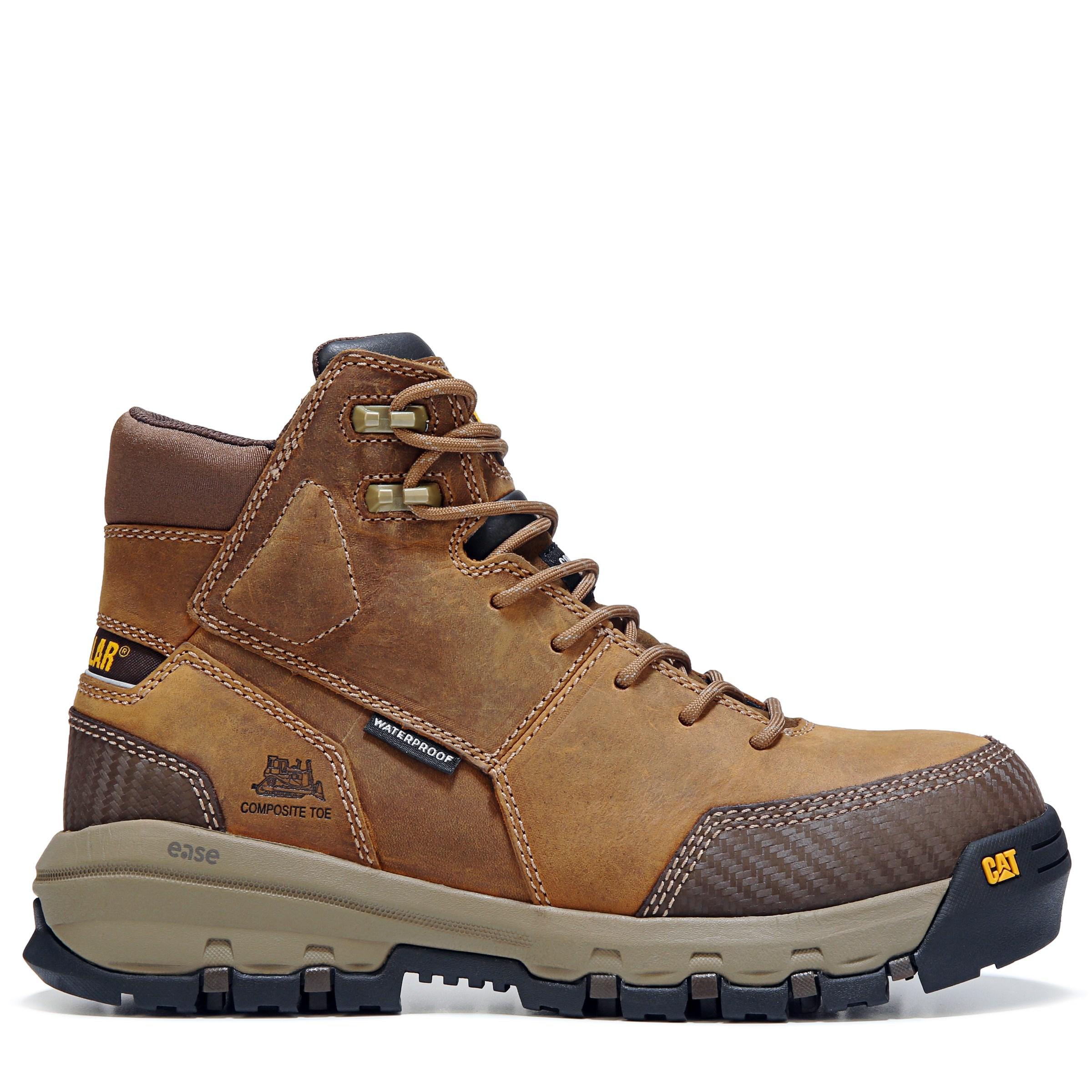 Caterpillar Leather Device Medium/wide Waterproof Composite Toe Work ...