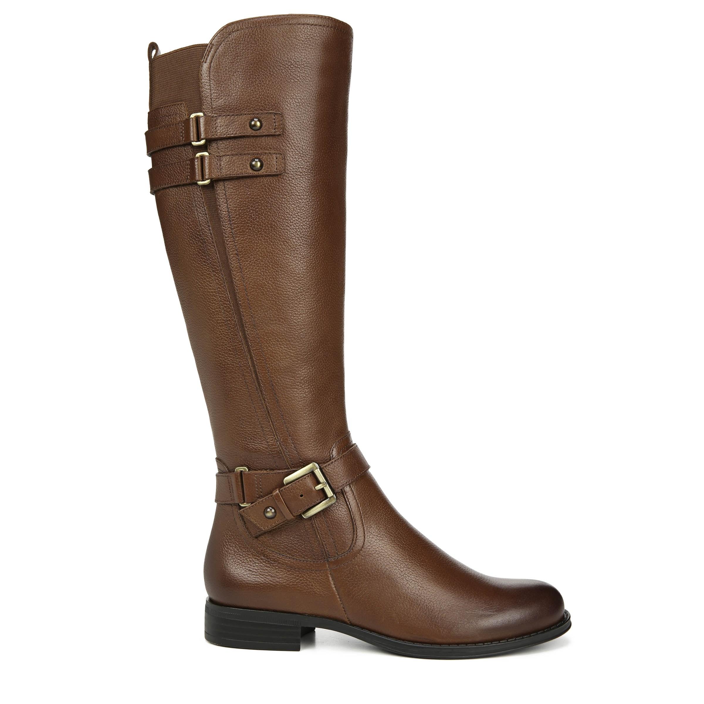 naturalizer jackie wide calf boots