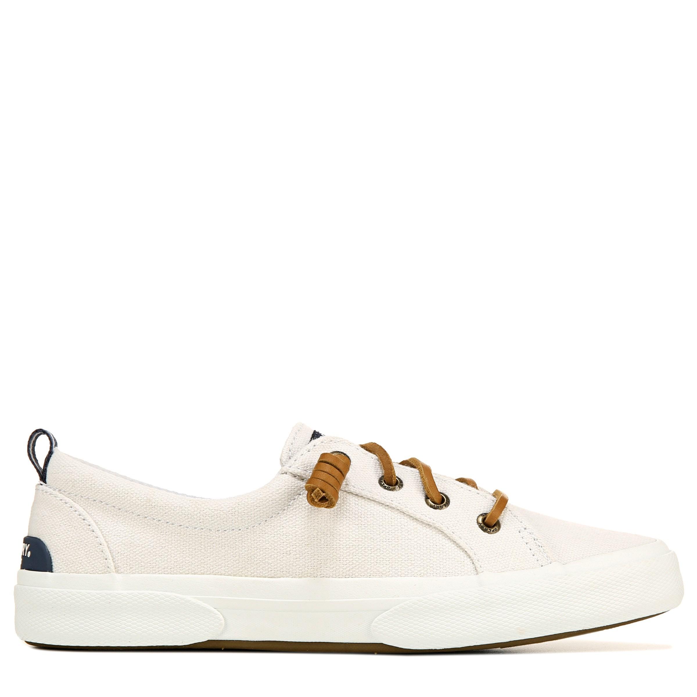 sperry white canvas sneakers