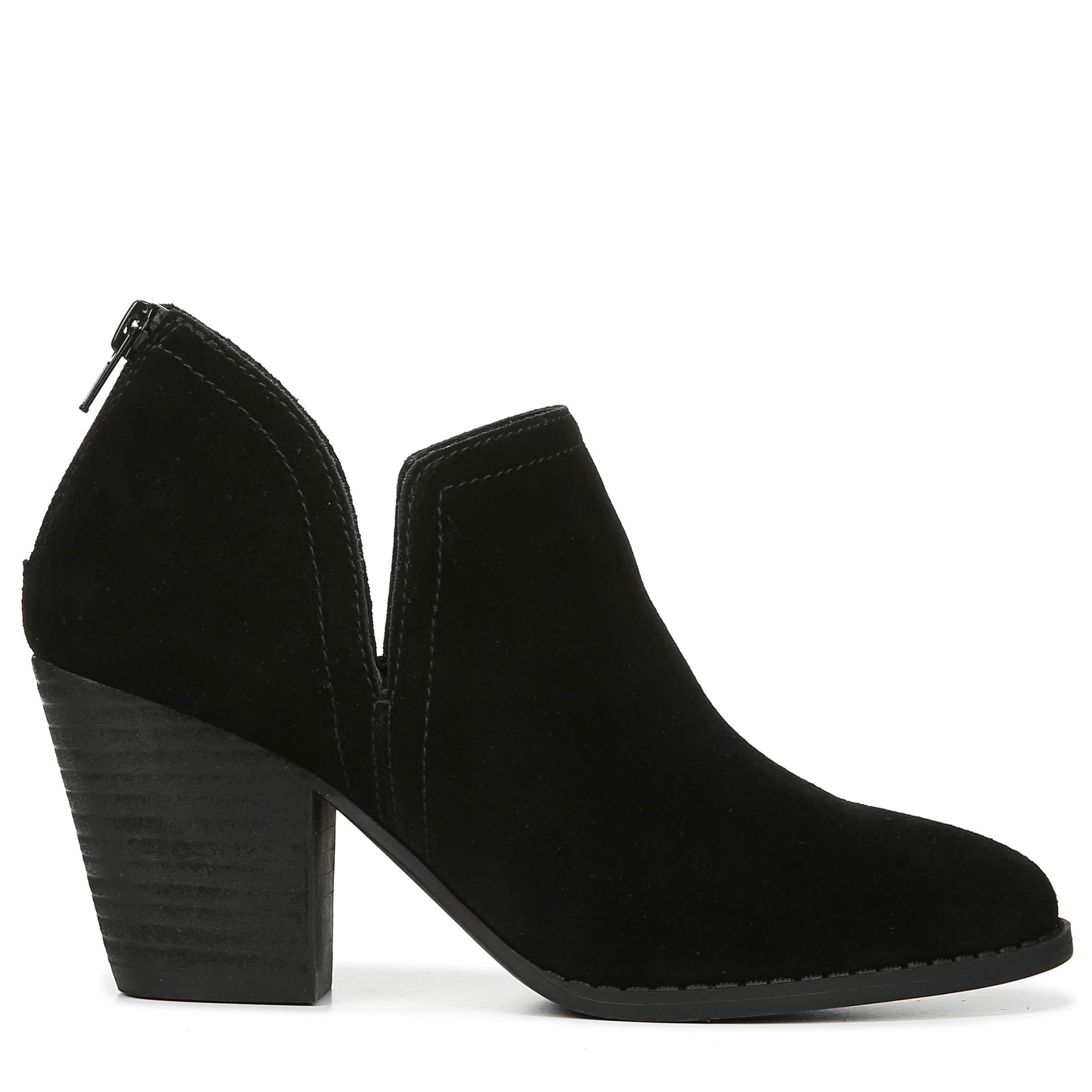 black ankle boots famous footwear