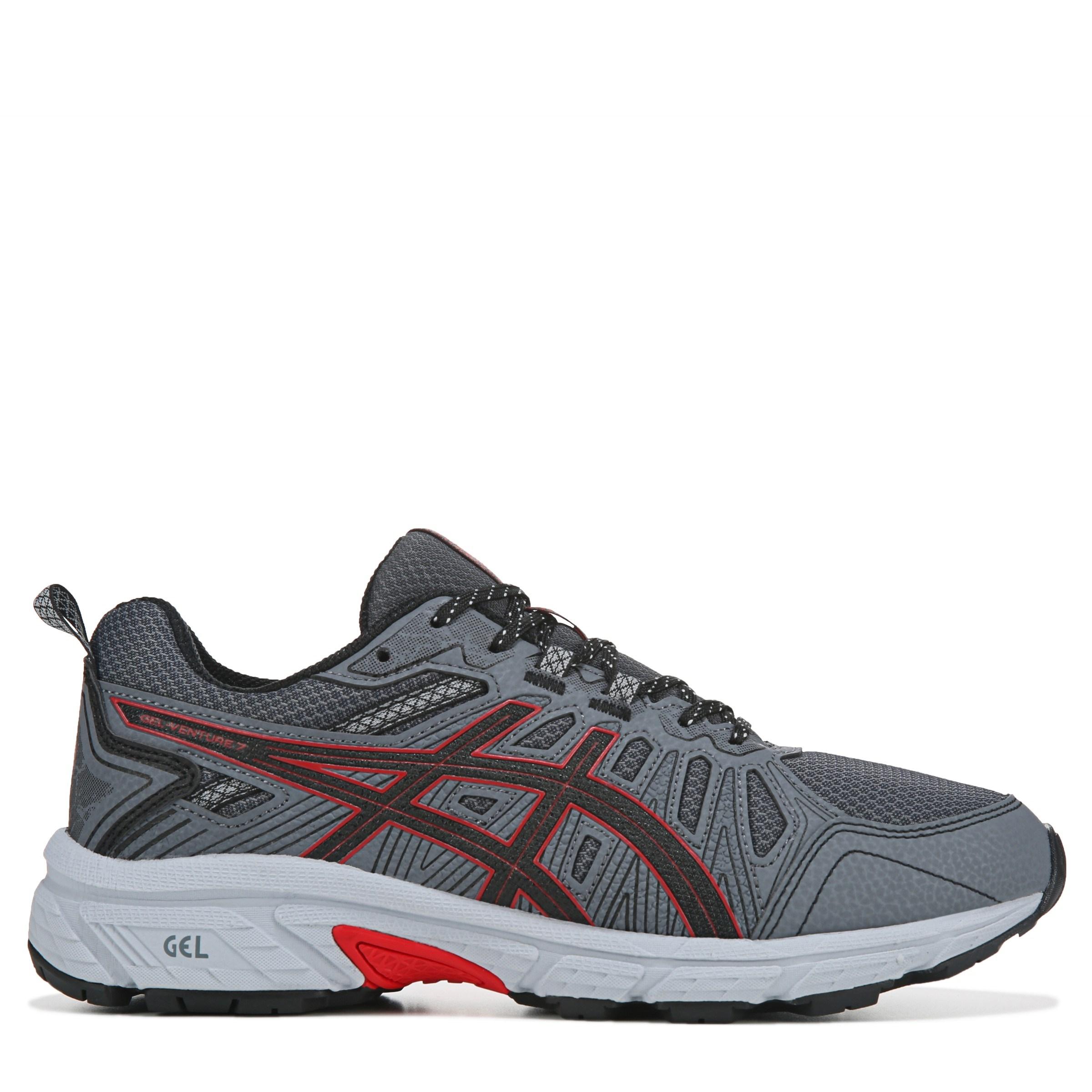 Asics Synthetic Gel-venture 7 4e Trail Running Shoe in Grey/Red (Gray ...