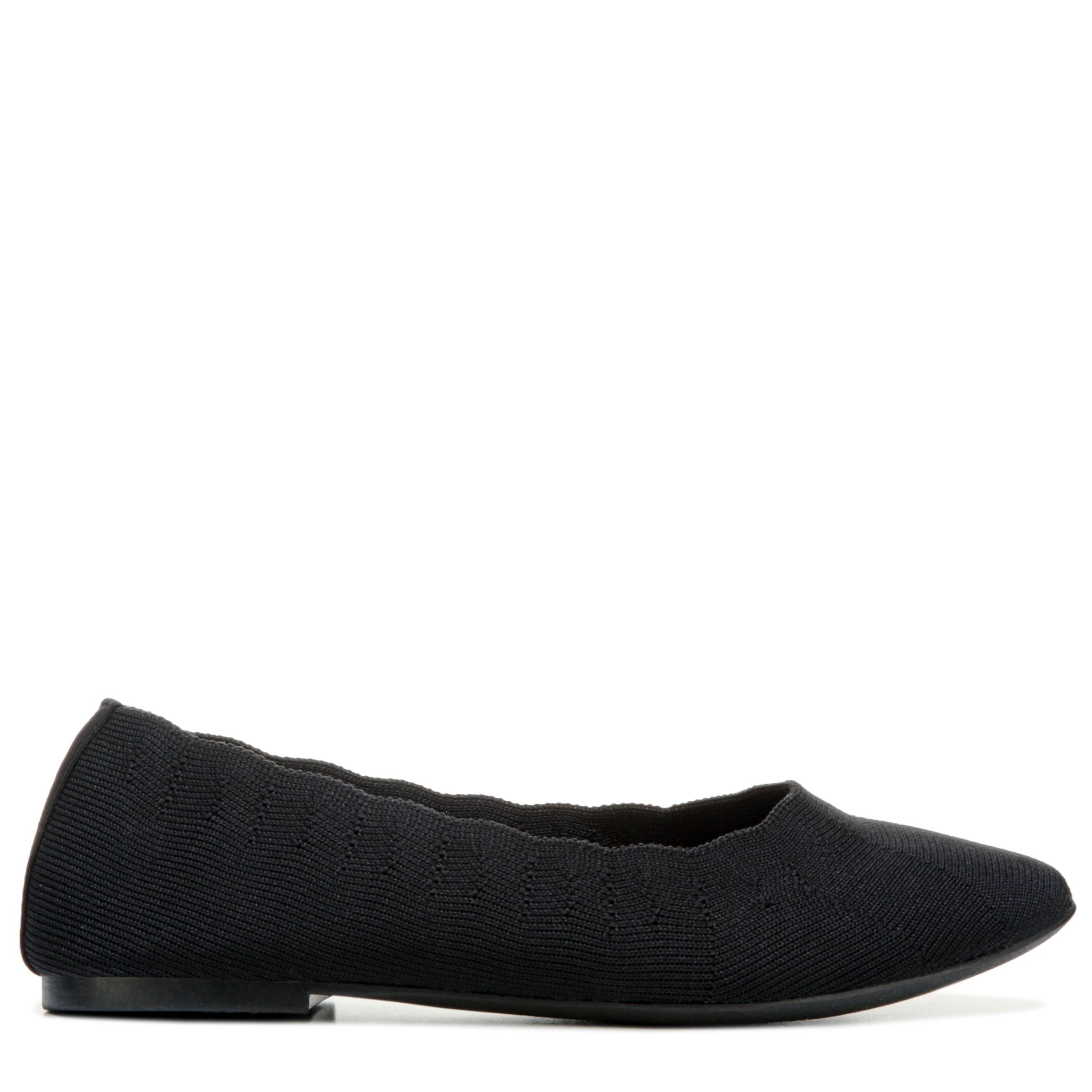 skechers flats memory foam cleo