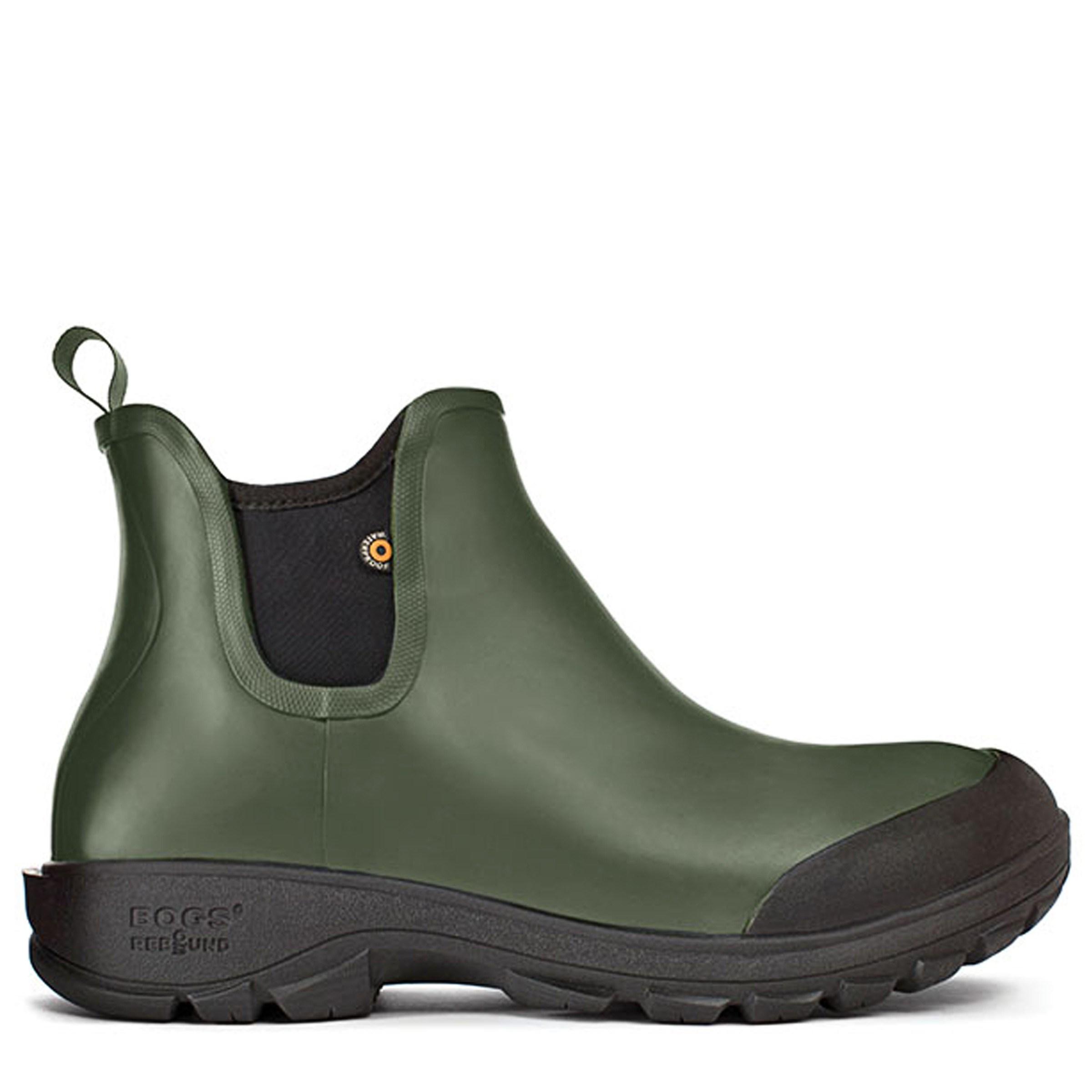 Bogs Rubber Sauvie Slip On Waterproof Boots in Dark Green (Green) for ...