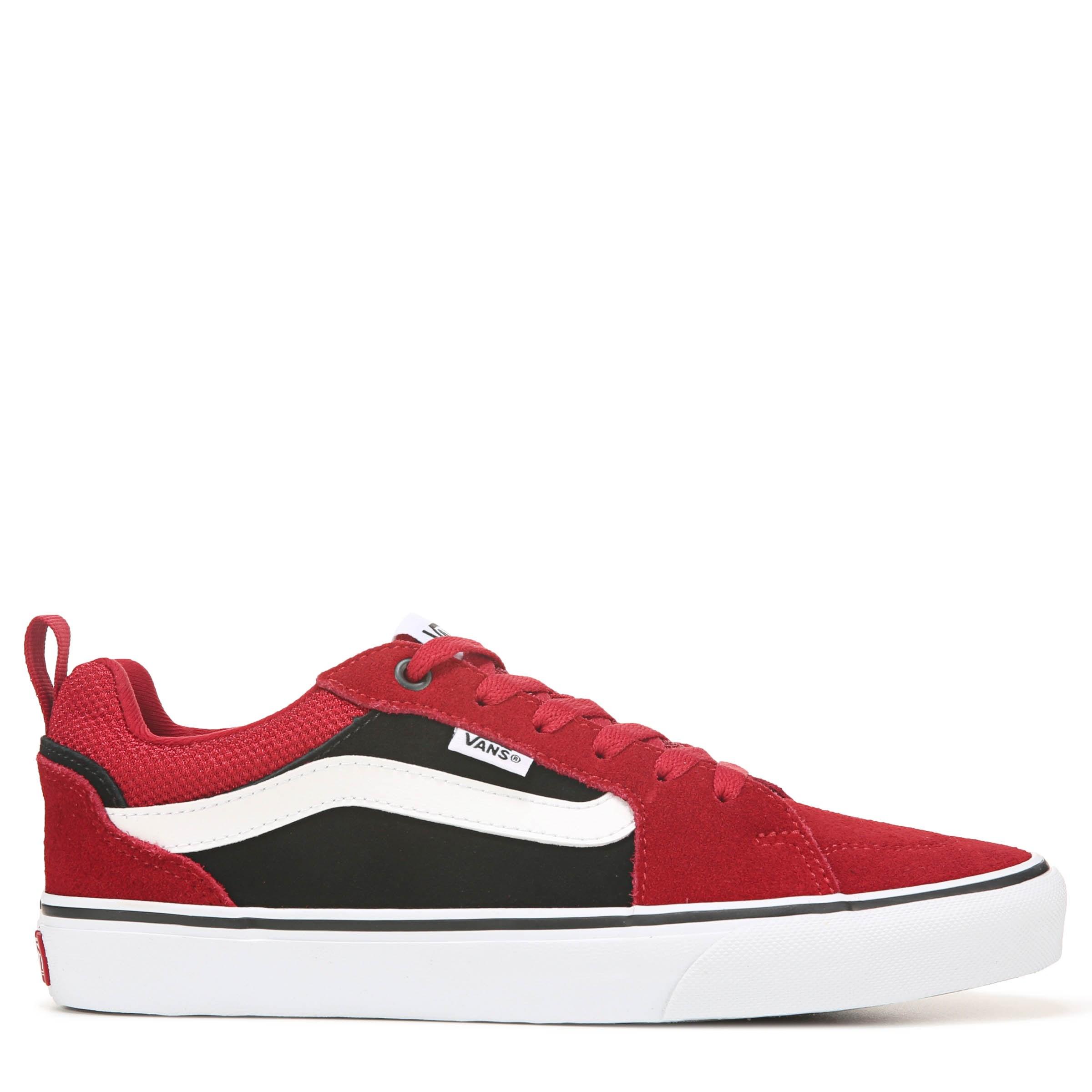 Vans Suede Filmore Skate Shoes in Red 