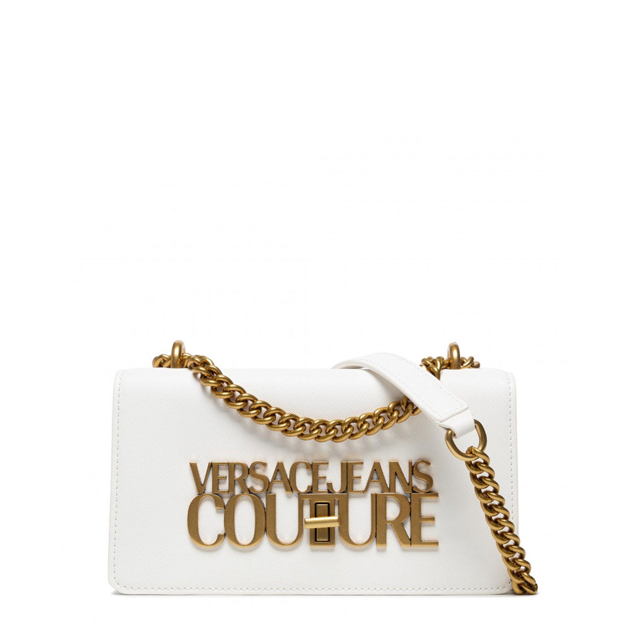 Versace Jeans Couture Lock Logo Bag in White | Lyst
