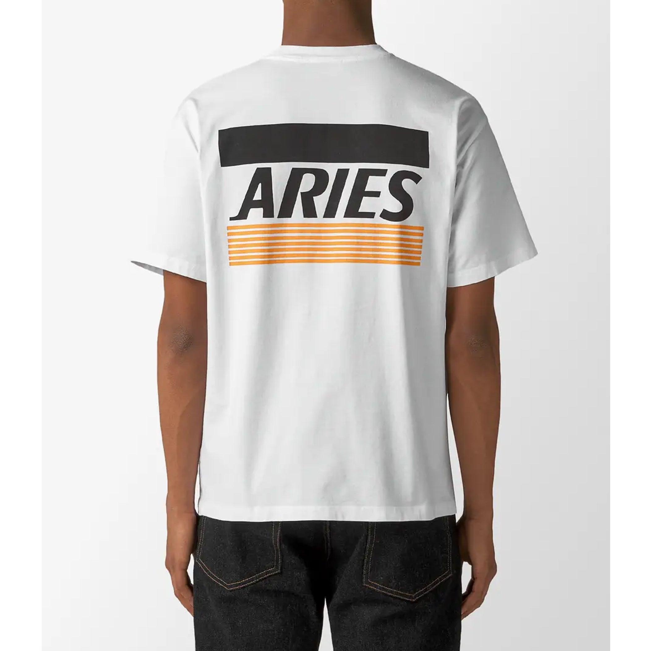 Aries Credit Card Ss Tee in White for Men | Lyst