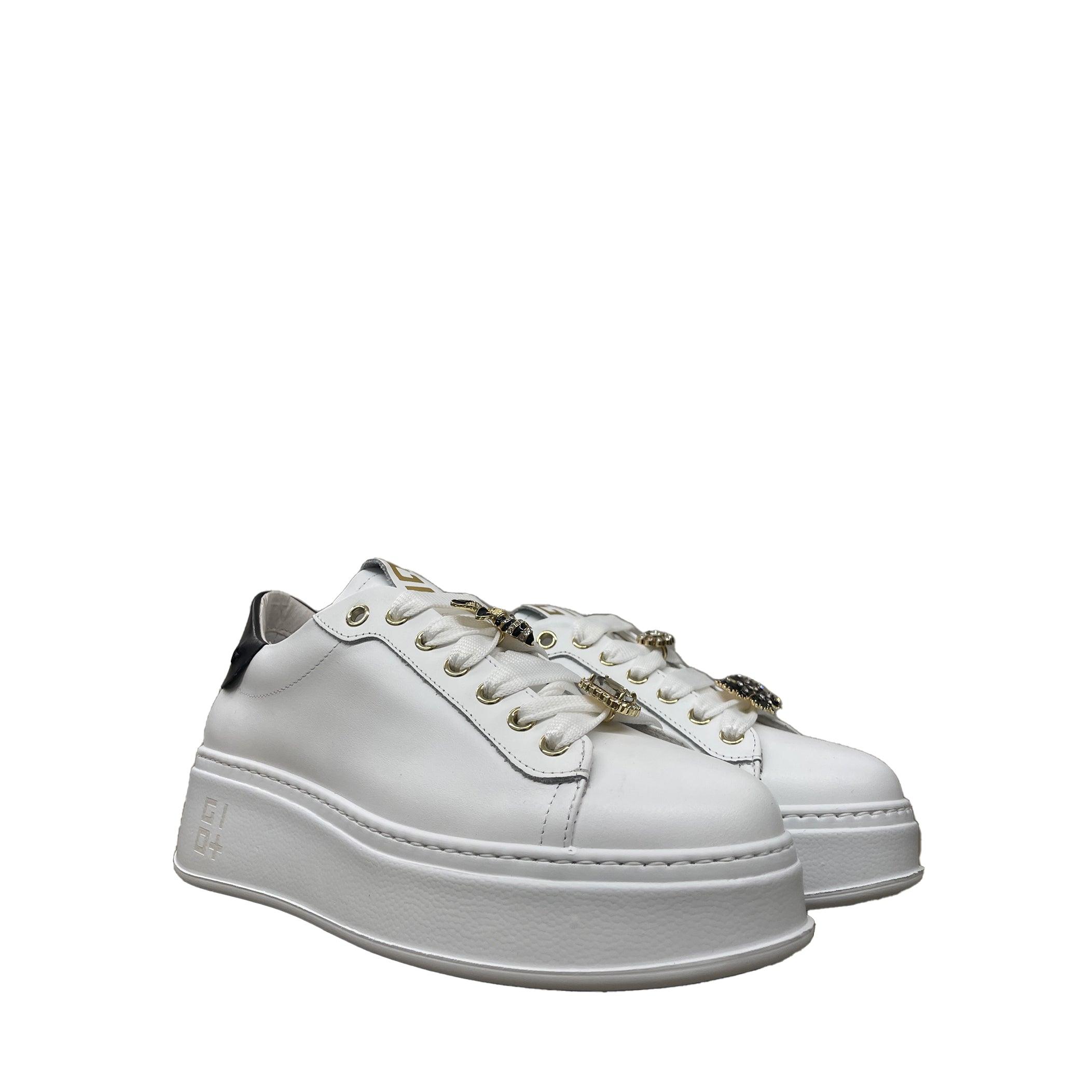 GIO+ Sneakers Con Gemme White/black | Lyst