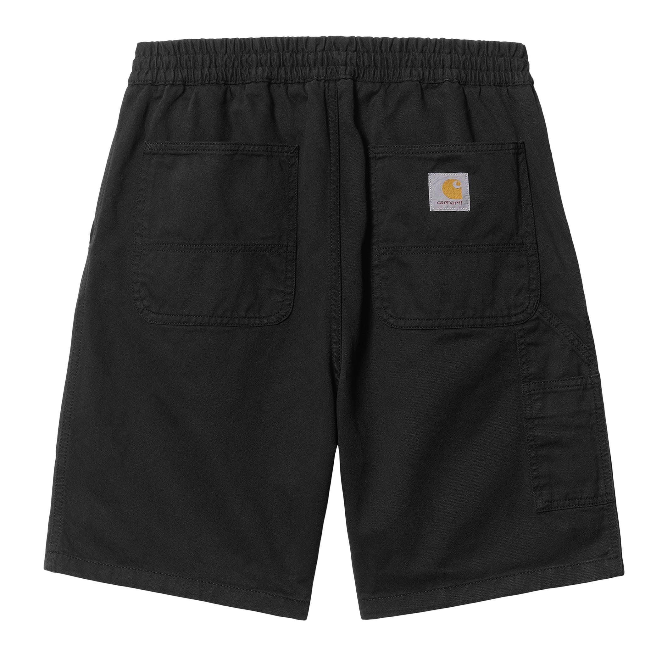 Carhartt WIP Cotton Flint Shorts in Black for Men - Save 37% | Lyst