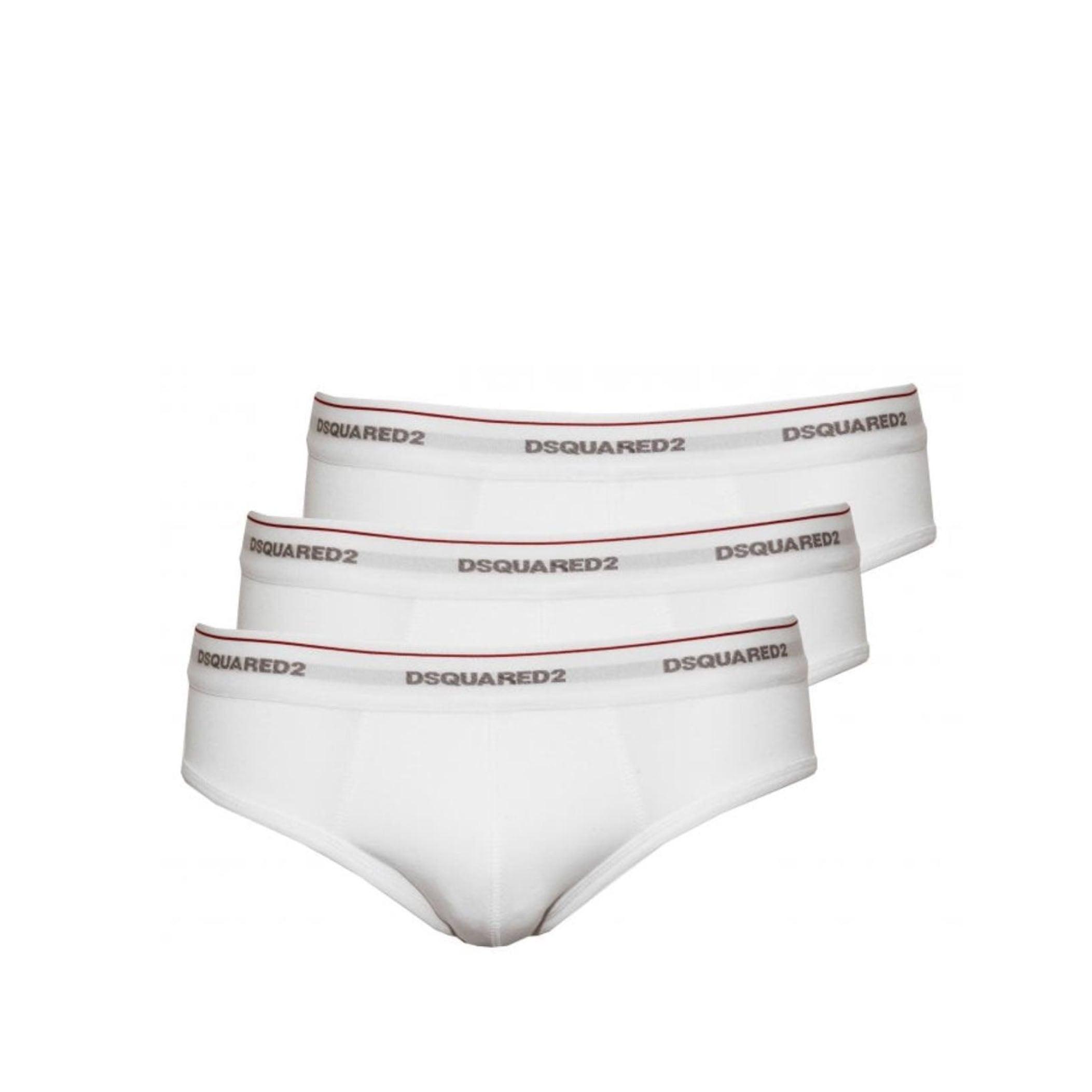 DSquared² Tri-pack Bianco in White for Men | Lyst