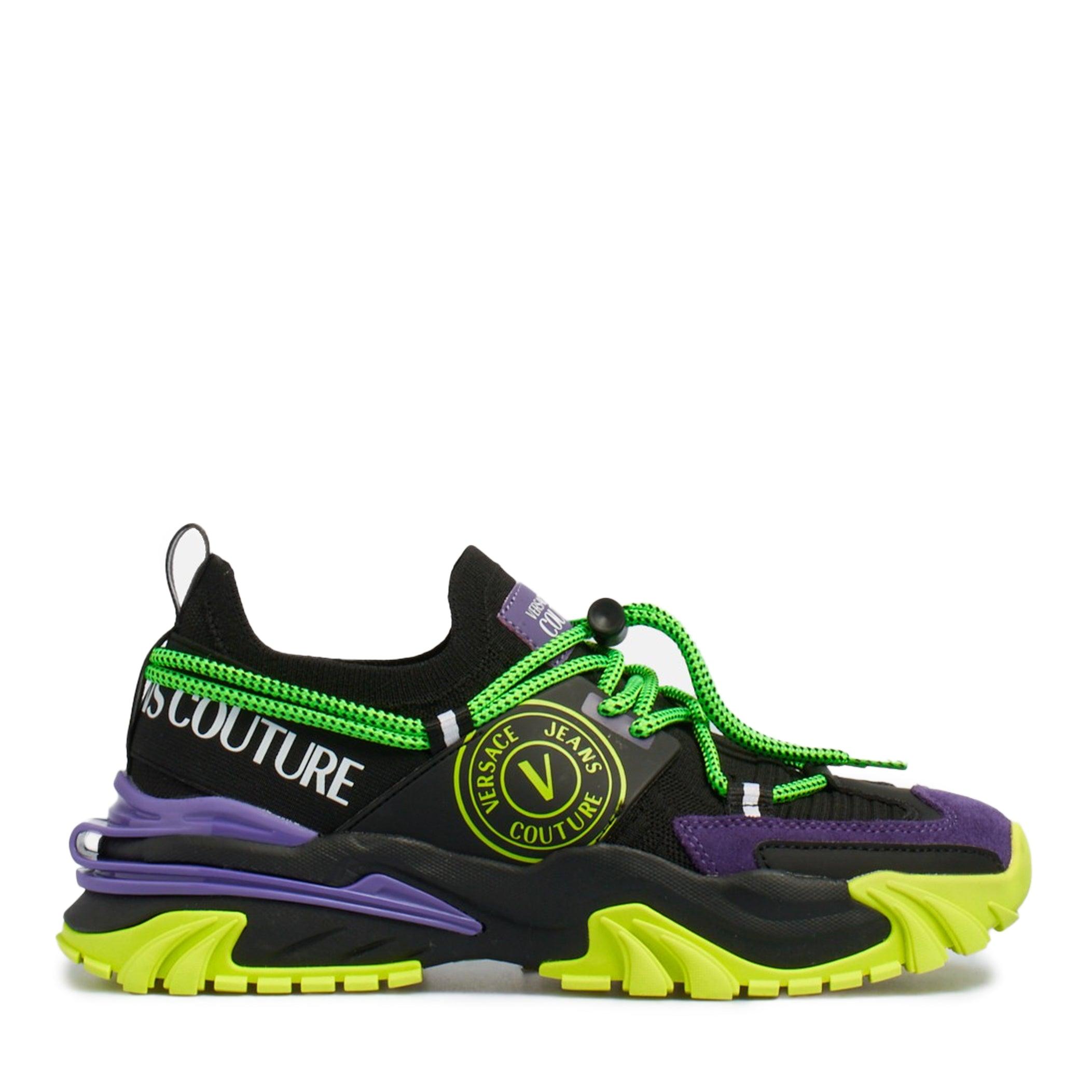 Versace Jeans Couture New Trail Trek Fund Sneakers in Green for Men | Lyst