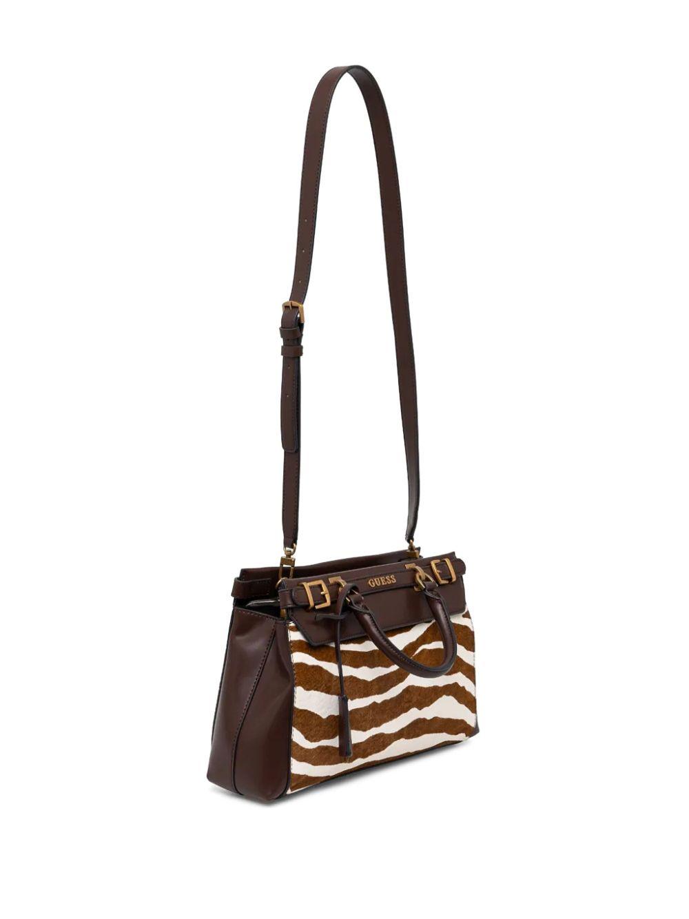 Guess Sestri Handbag in Brown Lyst