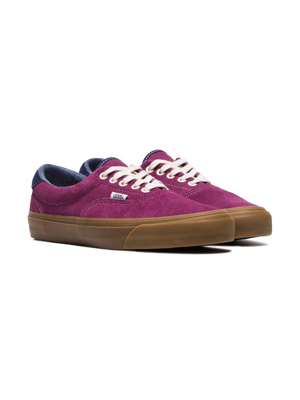 Vans Purple Og Era 59 Lx Suede Leather Sneakers for Men Lyst