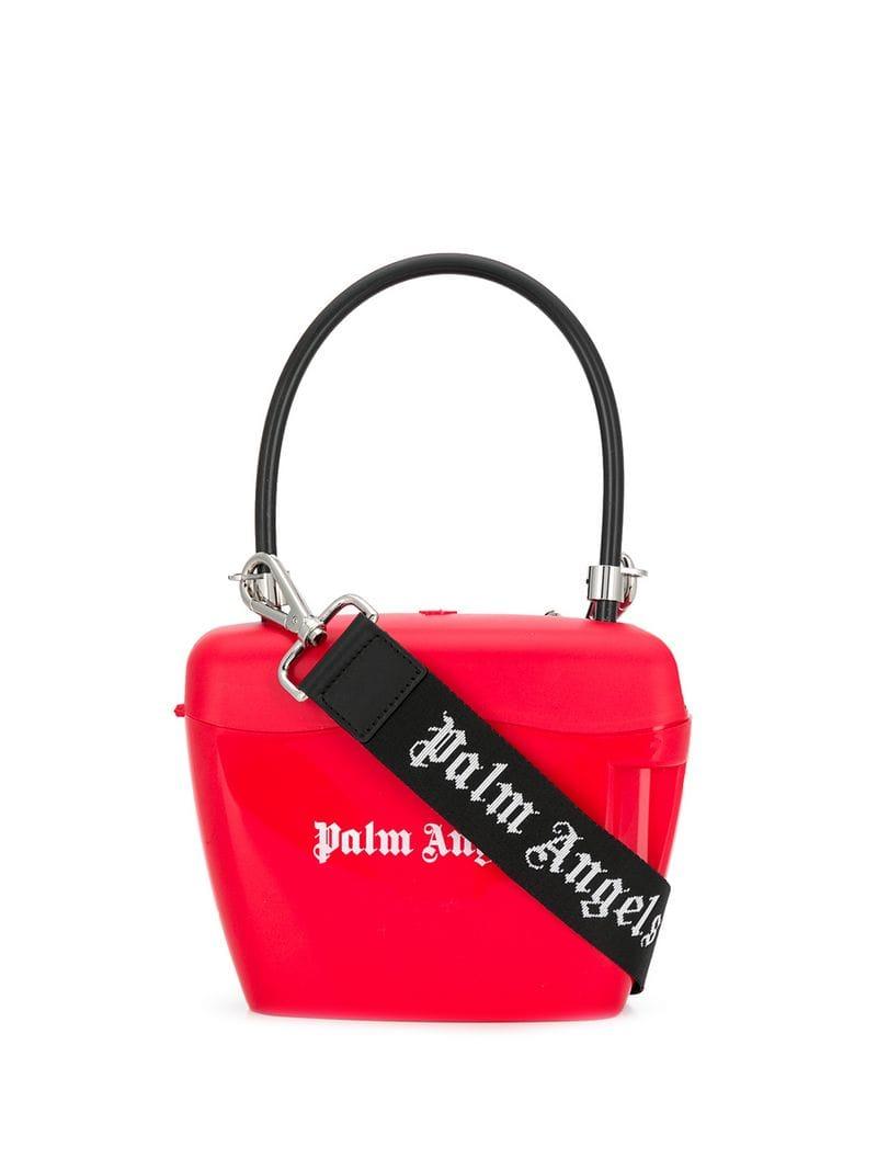 Palm Angels Padlock Bag in Red | Lyst