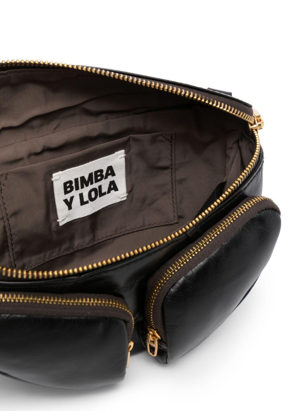 bimba y lola crossbody bag Black