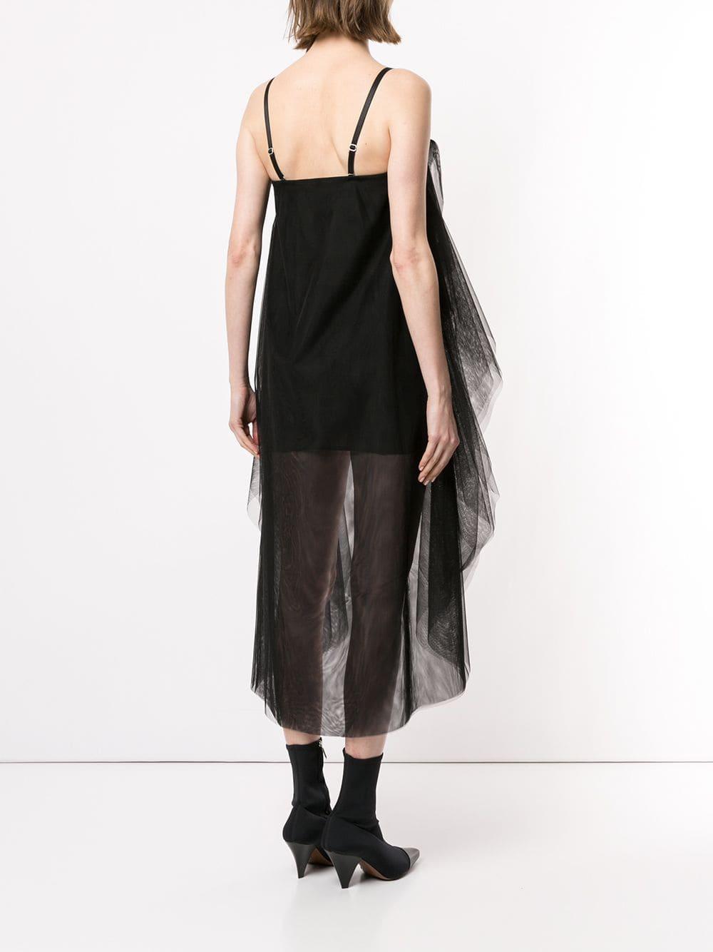 black tulle dress corset
